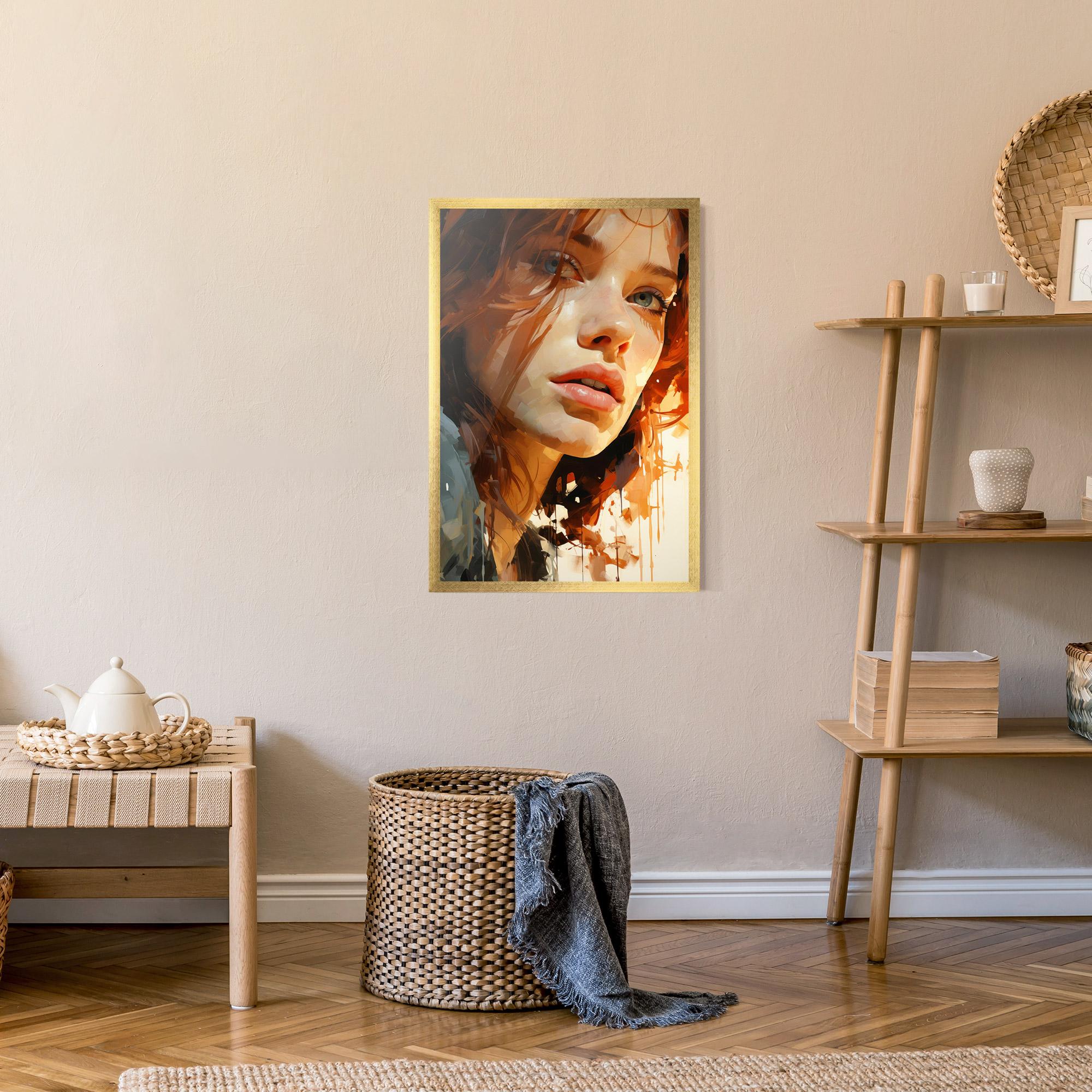 Gerahmte Poster Pretty Woman Portrait mockup 9