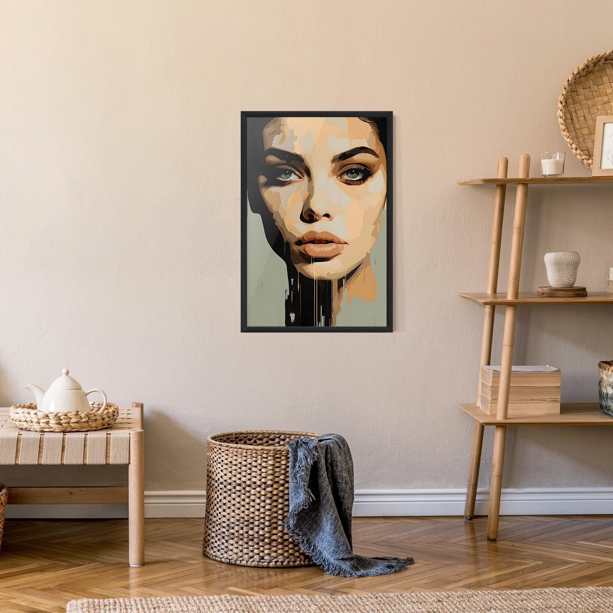 Gerahmte Poster Apologetic Face mockup 9