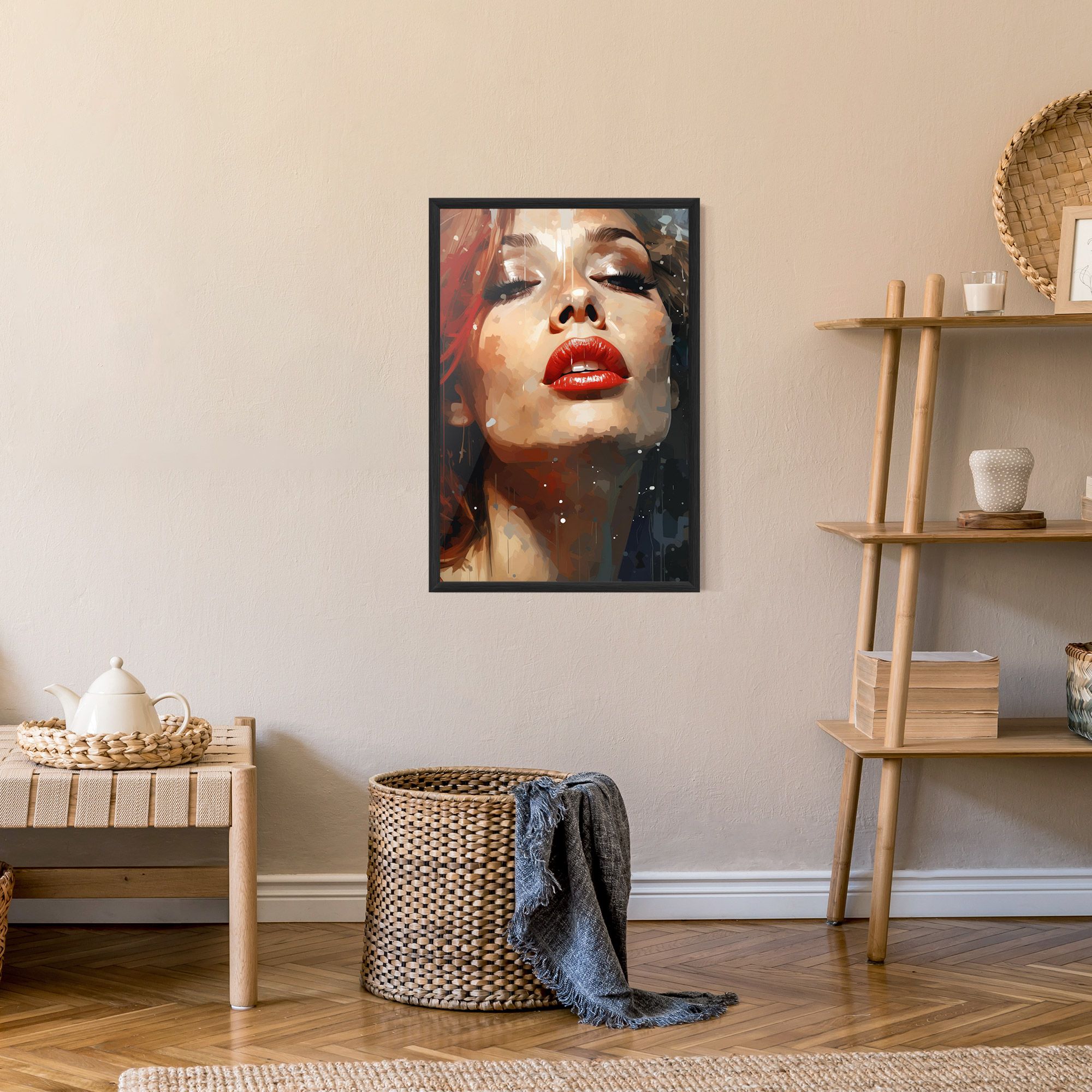 Close Up Look Portrait mockup 9