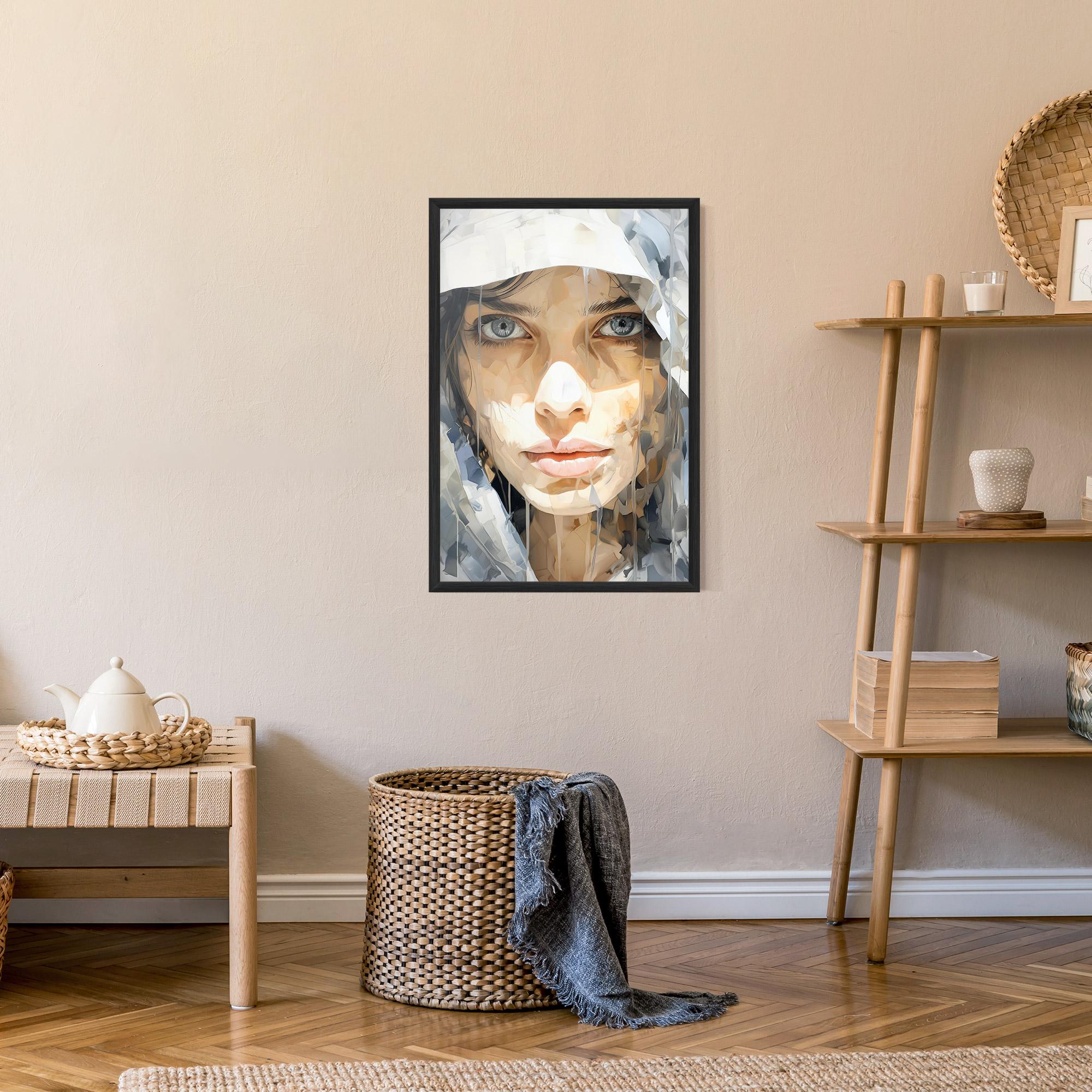 Gerahmte Poster Close Up Portrait mockup 9