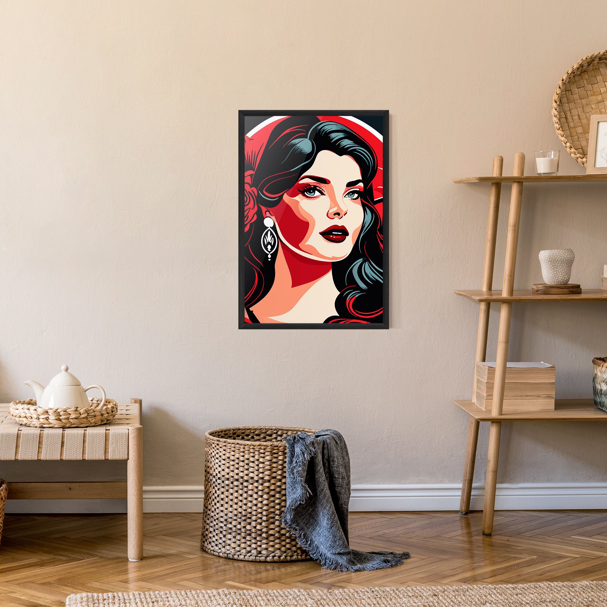 Red Light Portrait mockup 9