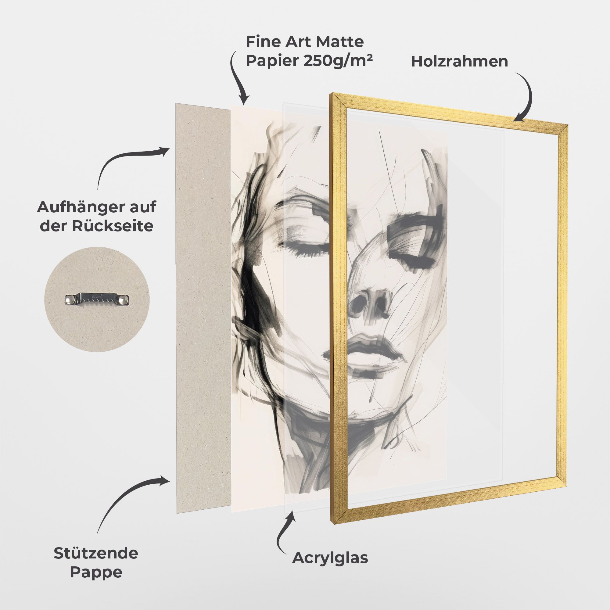 Continuous Line Woman mockup 1