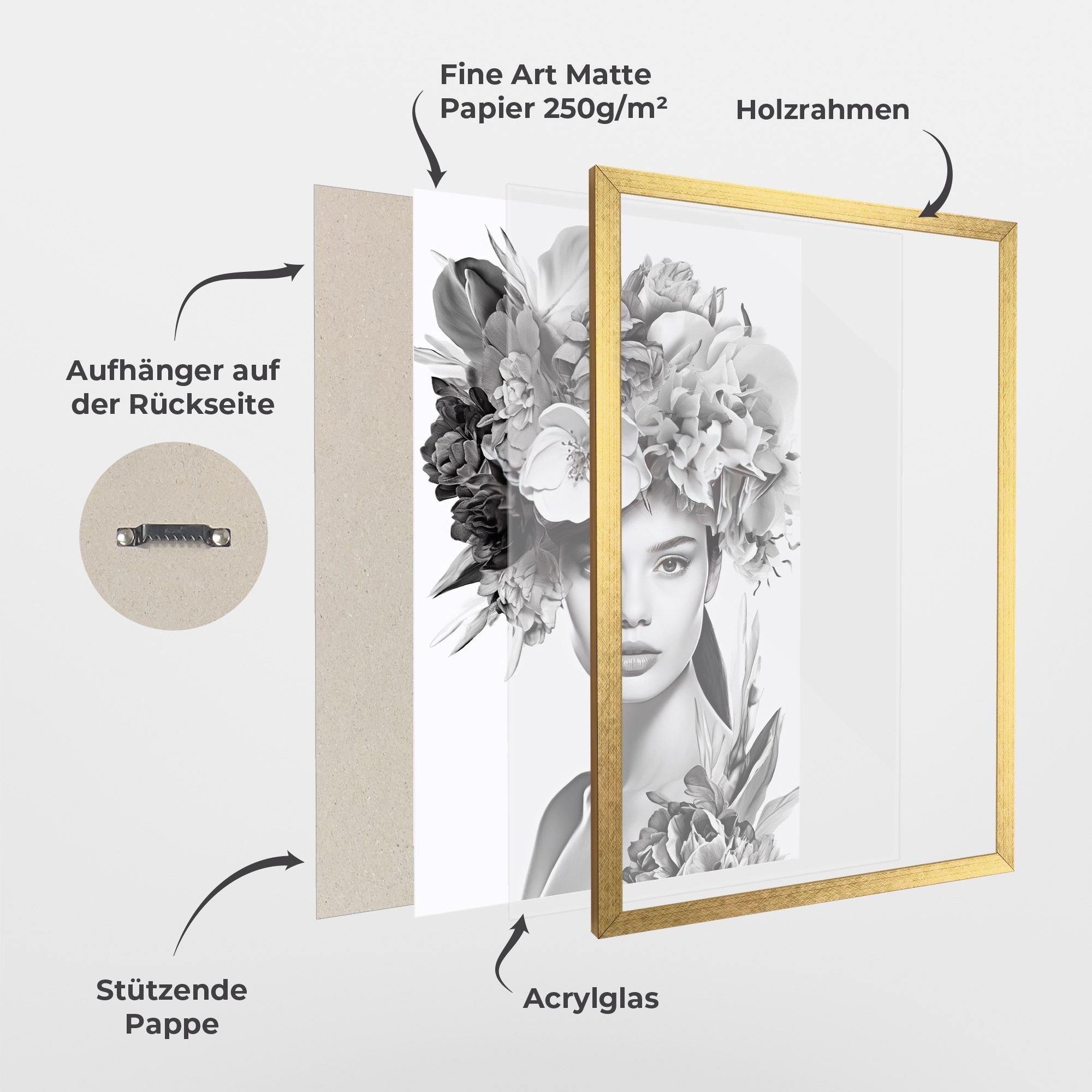 Flower Crown Woman mockup 1