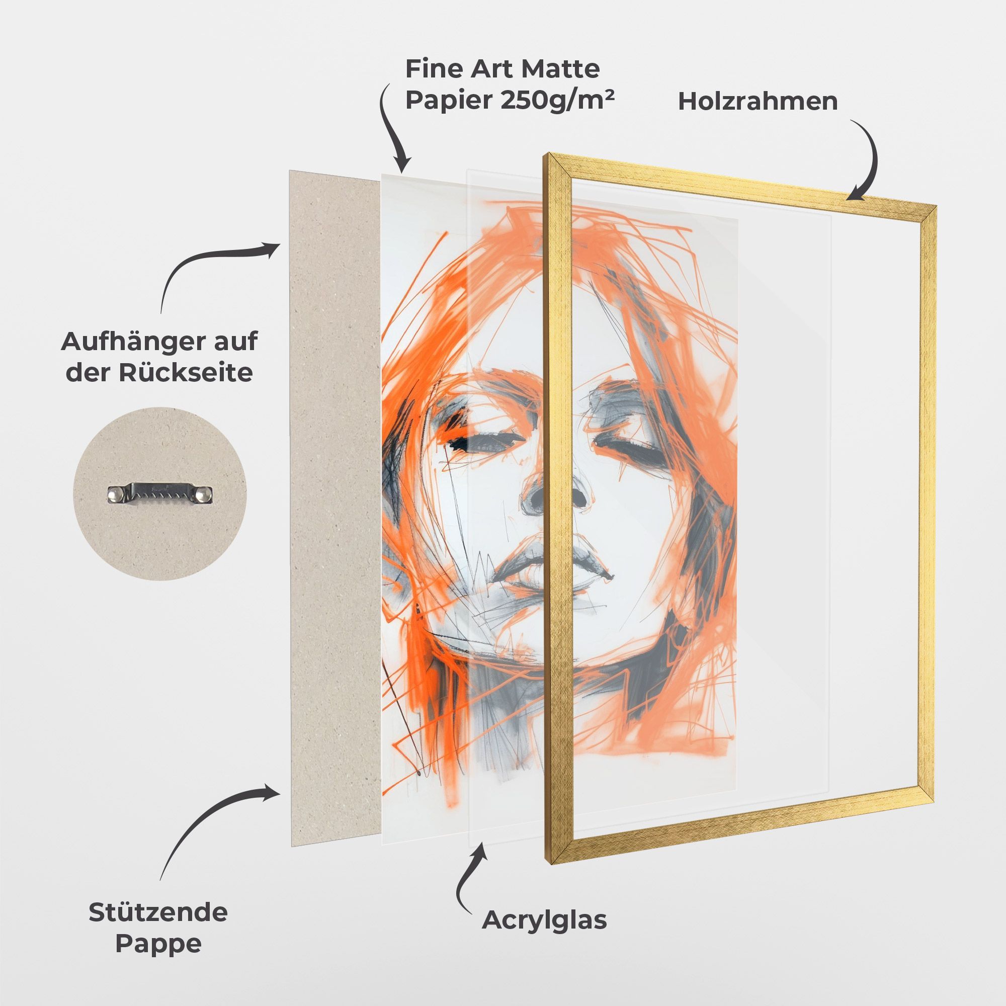 Orange Ink Drawing mockup 1