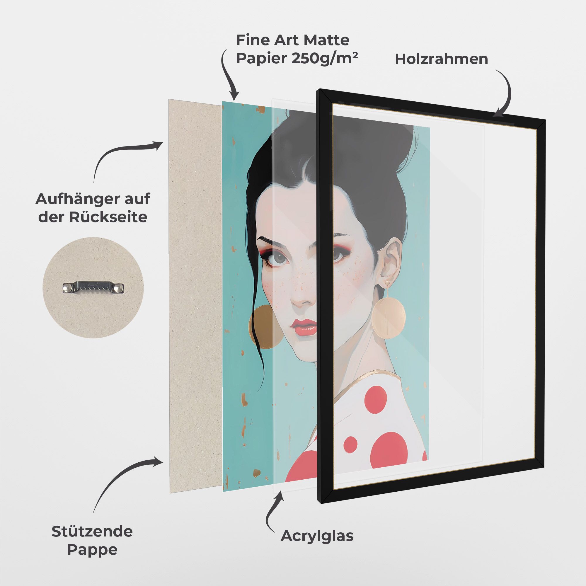 Asian Style Portrait mockup 1