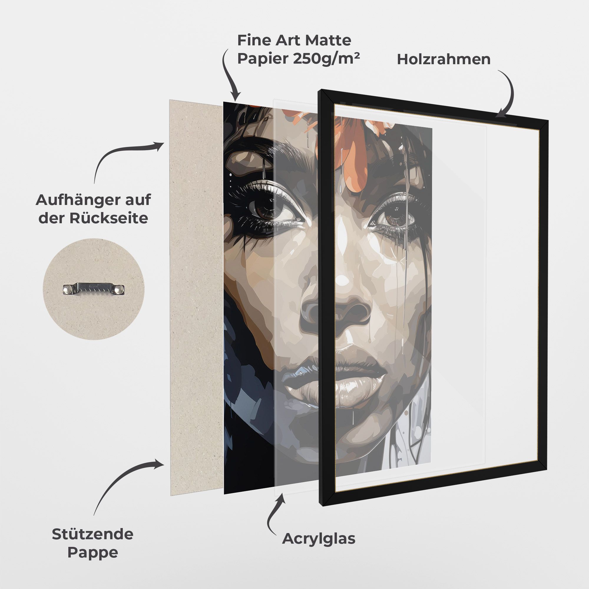 Pretty Girl Portrait mockup 1