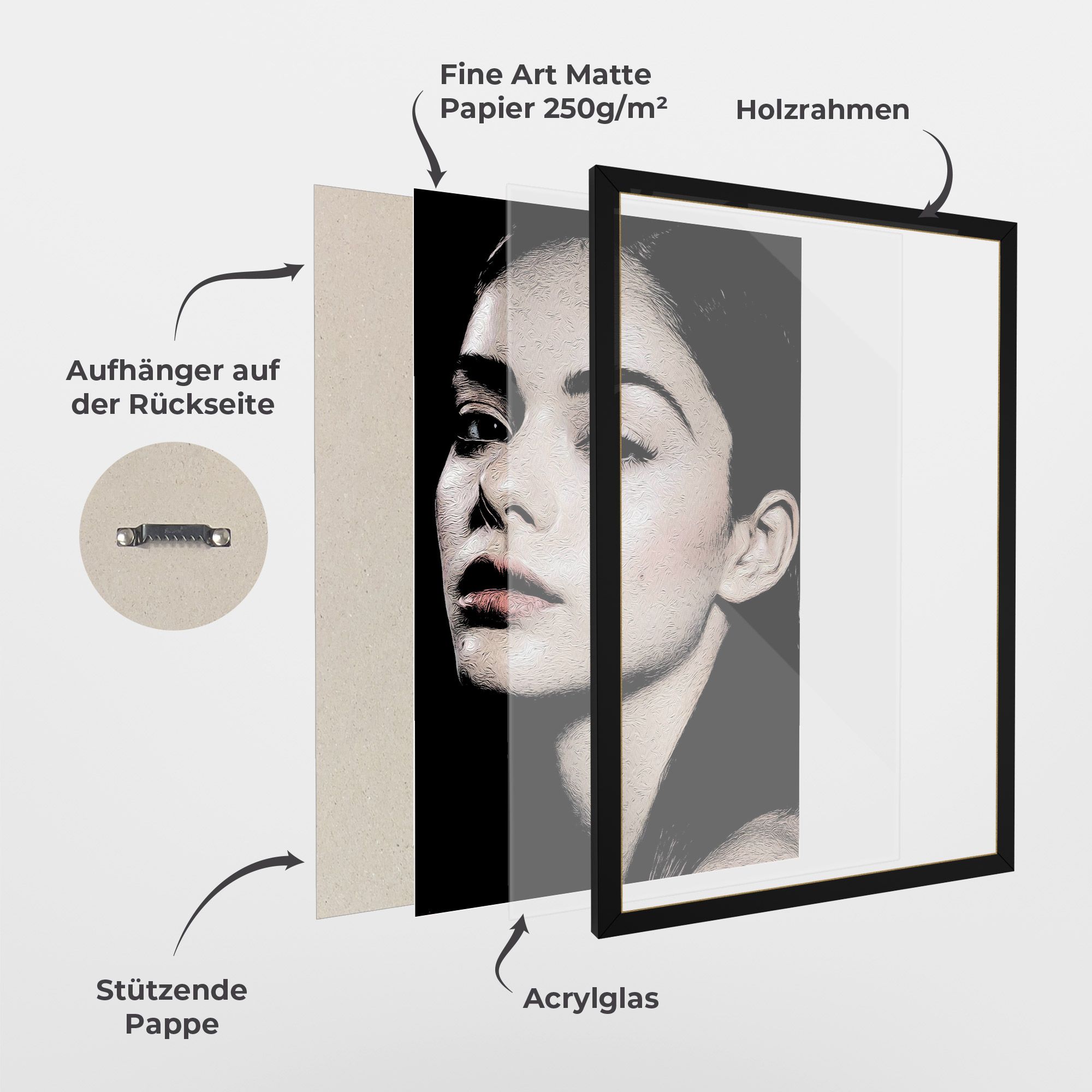 Pretty Portrait Girl mockup 1