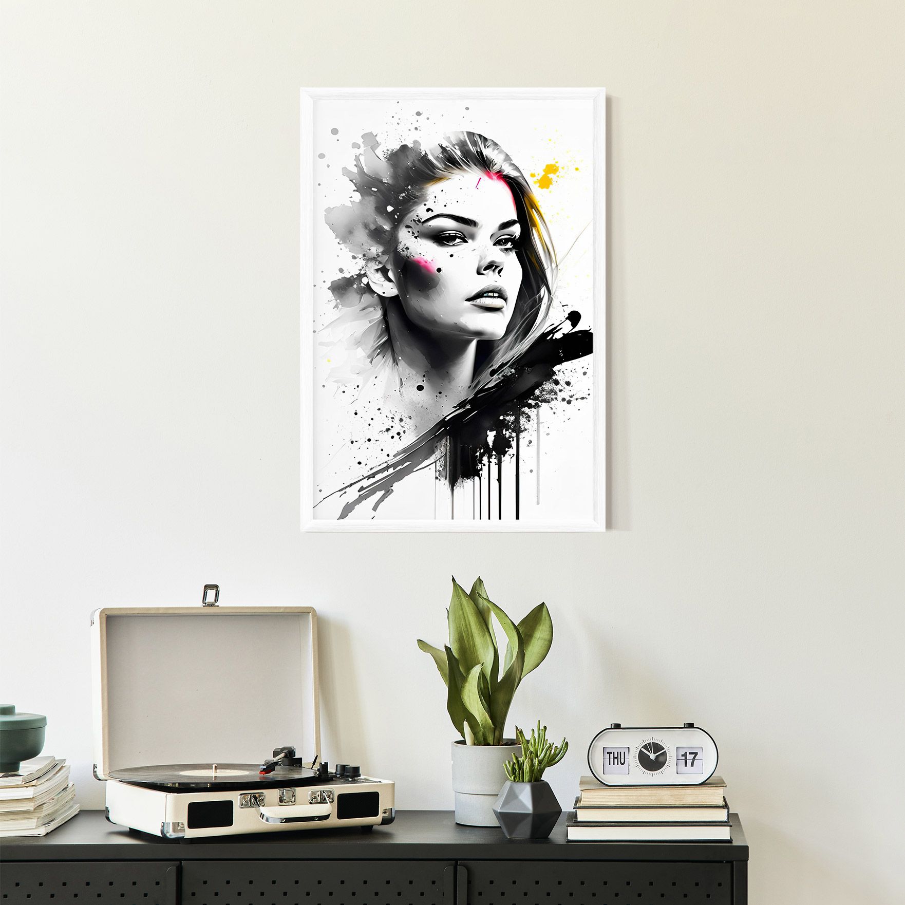 Ink Splash Portrait mockup 2
