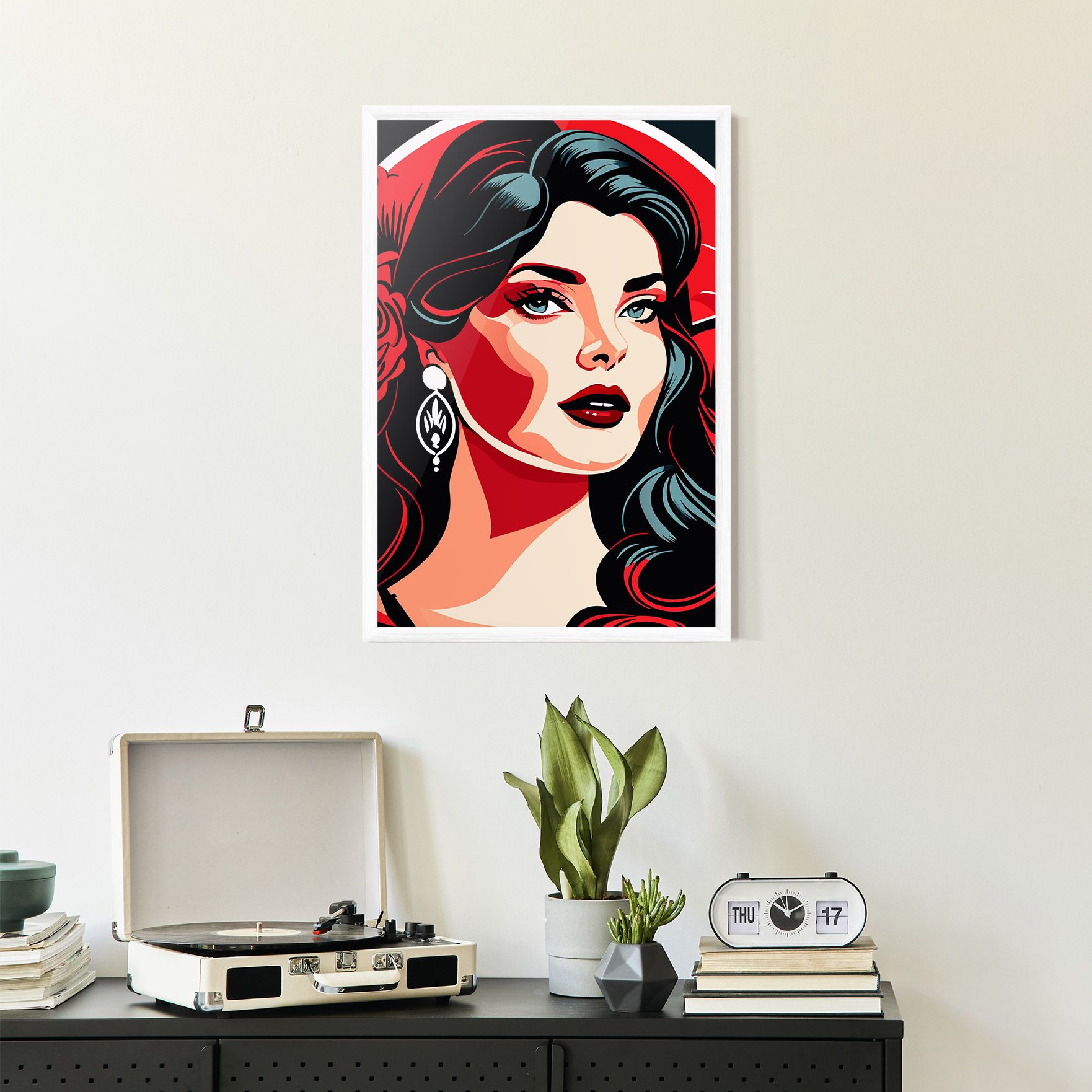 Red Light Portrait mockup 2