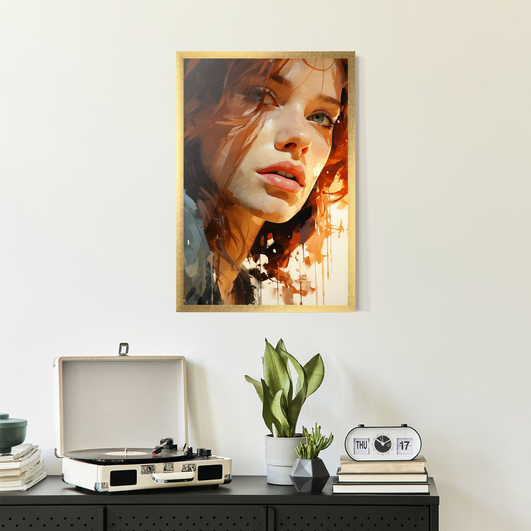 Pretty Woman Portrait mockup 2