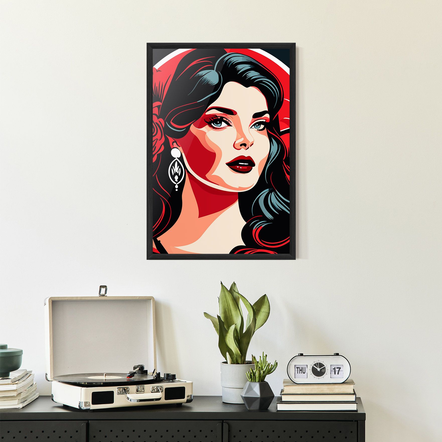 Red Light Portrait mockup 2