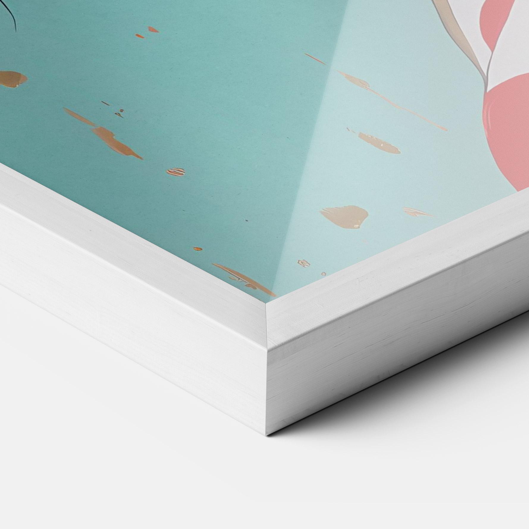 Gerahmte Poster Asian Style Portrait mockup 3