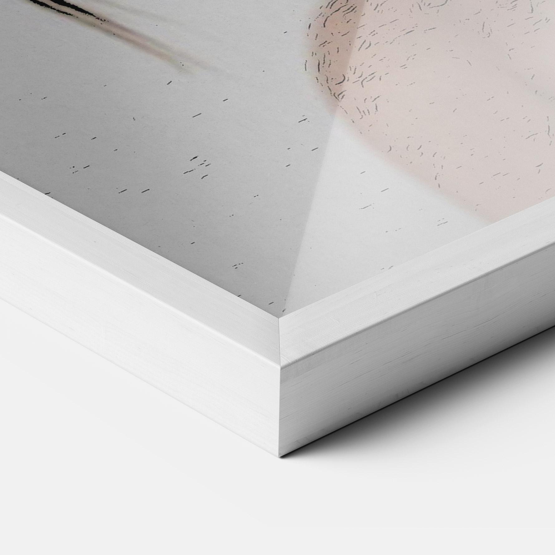 Gerahmte Poster Big Eyes Portrait mockup 3