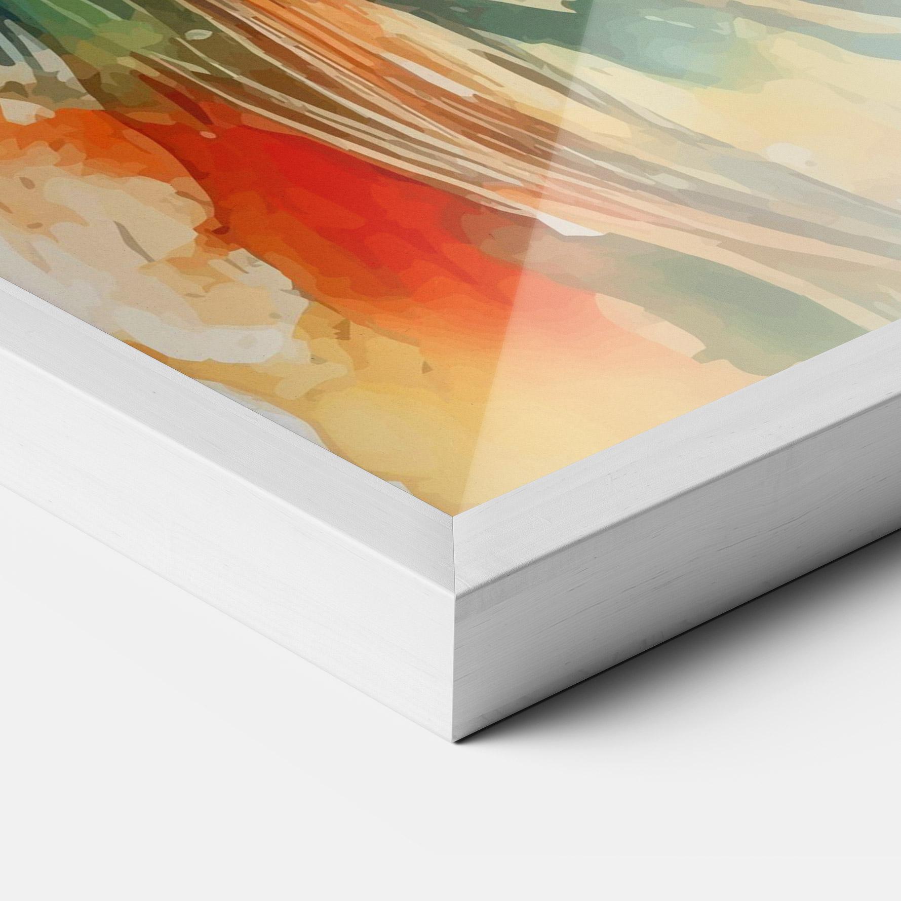 Gerahmte Poster Colorful Portrait Art mockup 3