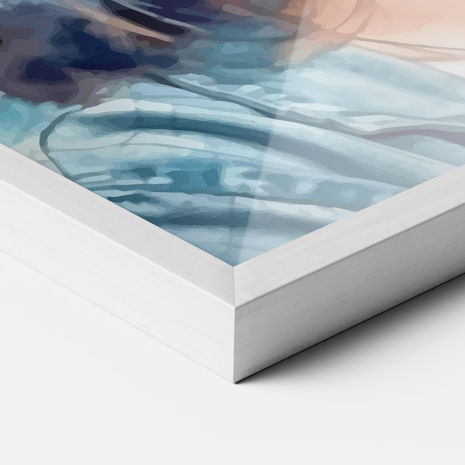 Gerahmte Poster Hat Portrait Girl mockup 3