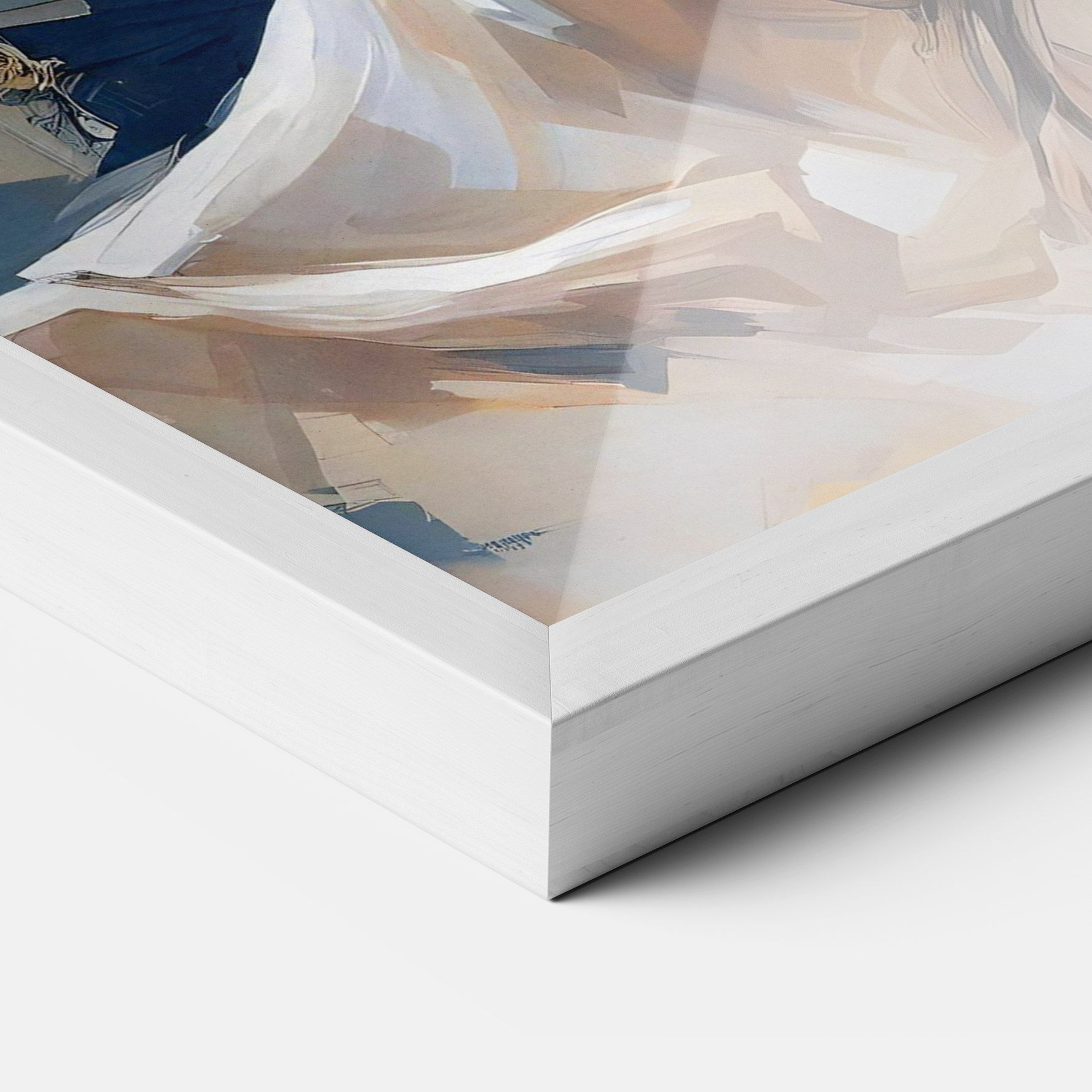 Long Black Hair Portrait mockup 3