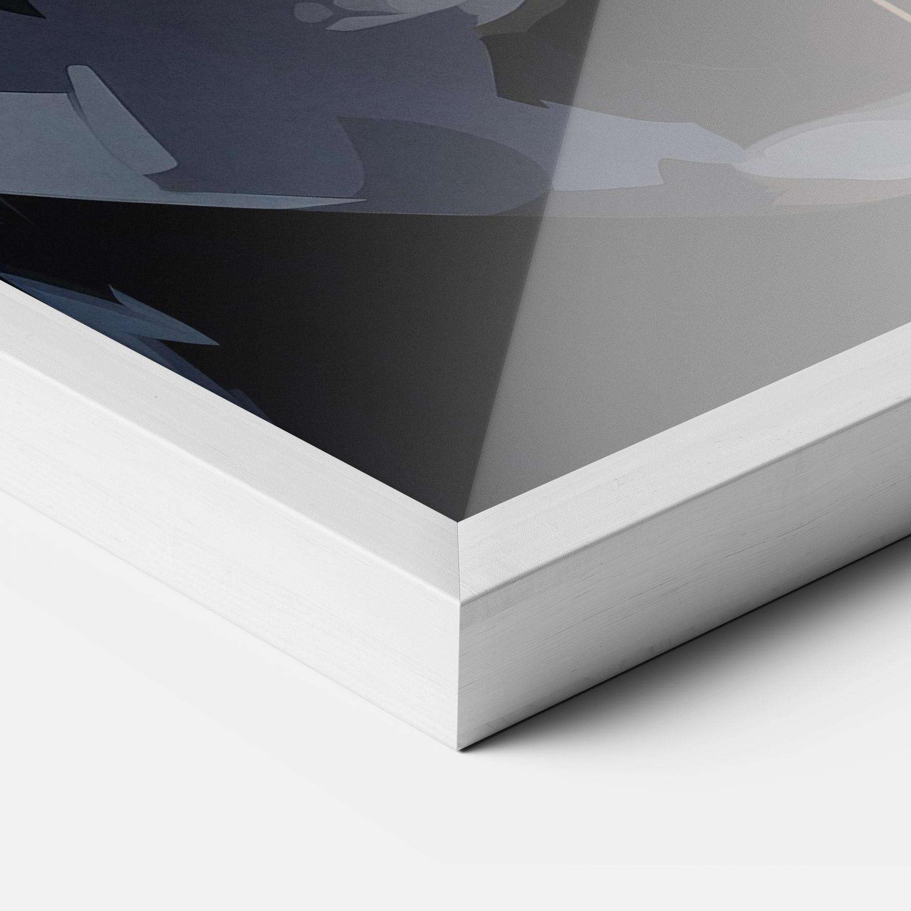 Gerahmte Poster Pretty Girl Portrait mockup 3