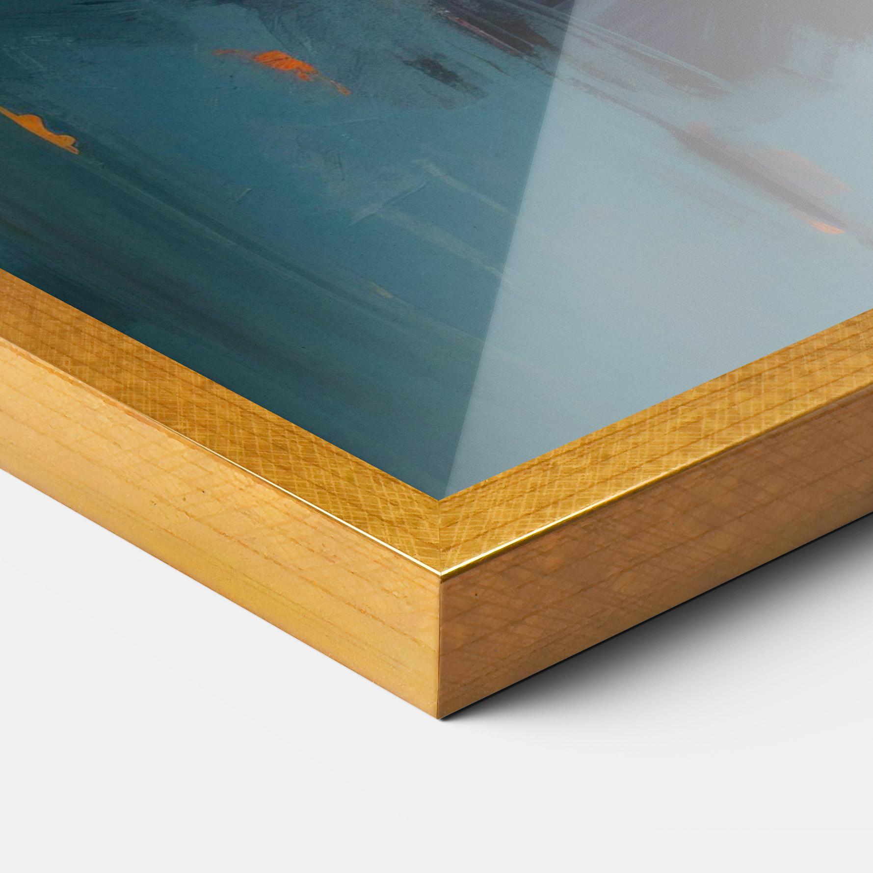 Gerahmte Poster Acrylic Asian Portrait mockup 3