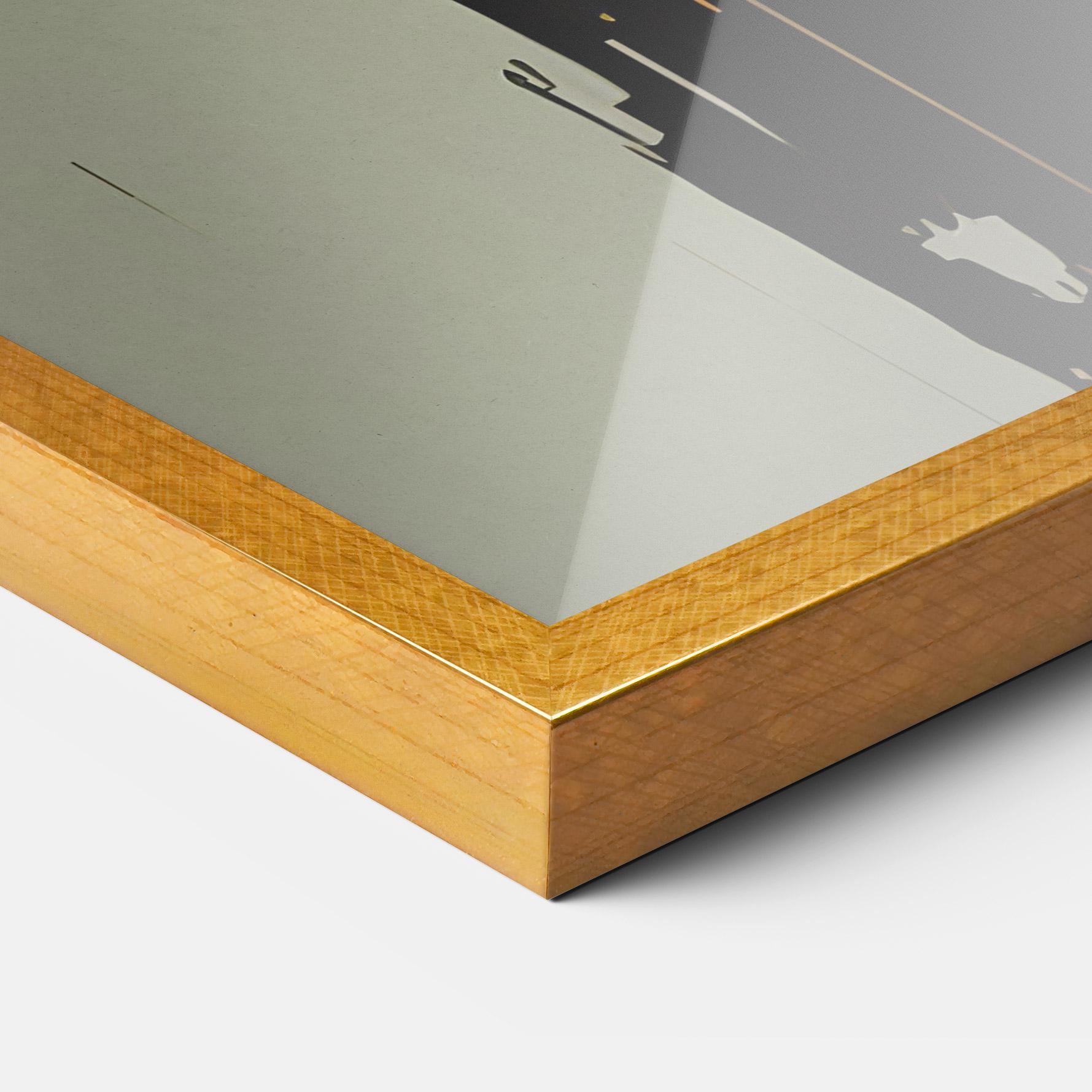 Gerahmte Poster Apologetic Face mockup 3