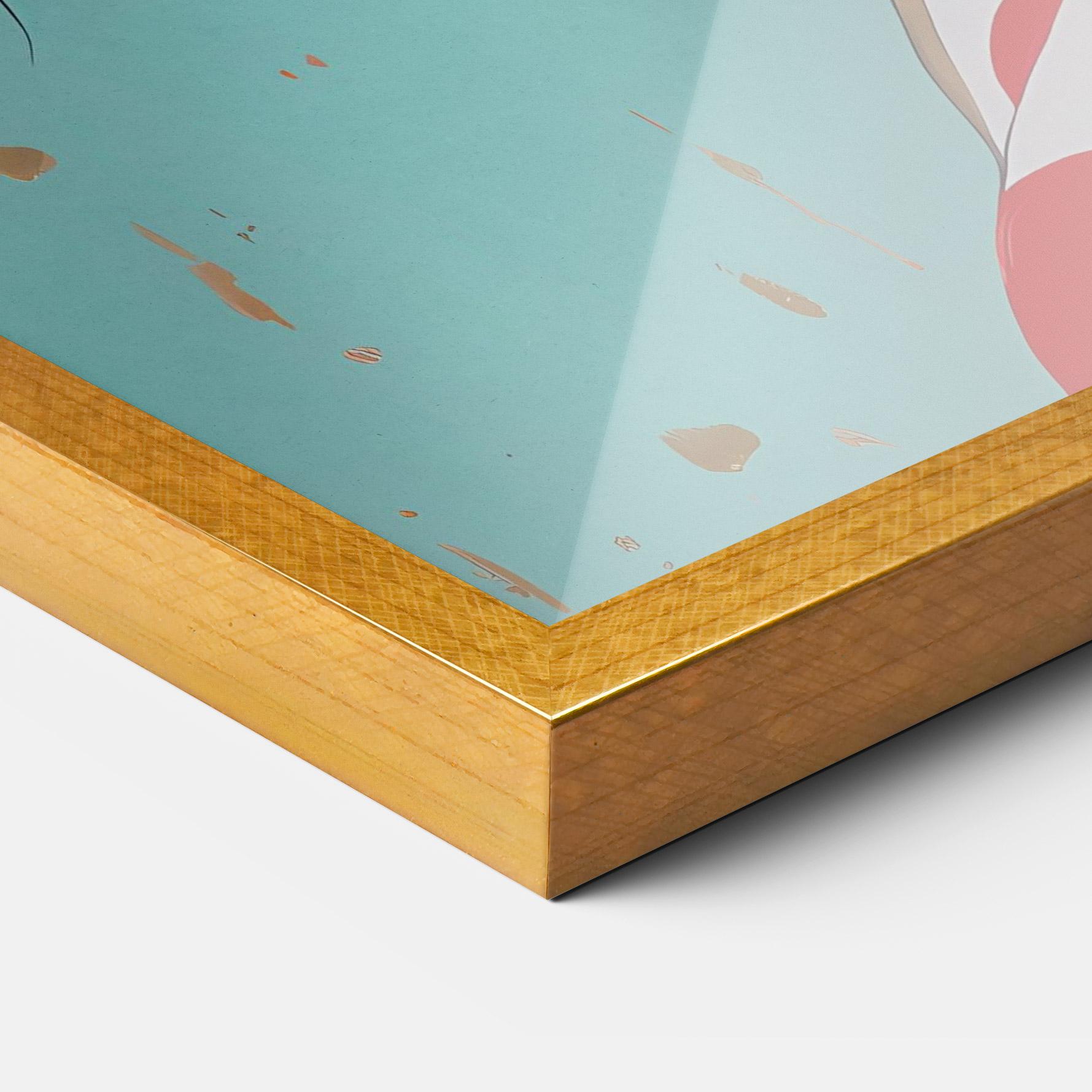 Gerahmte Poster Asian Style Portrait mockup 3