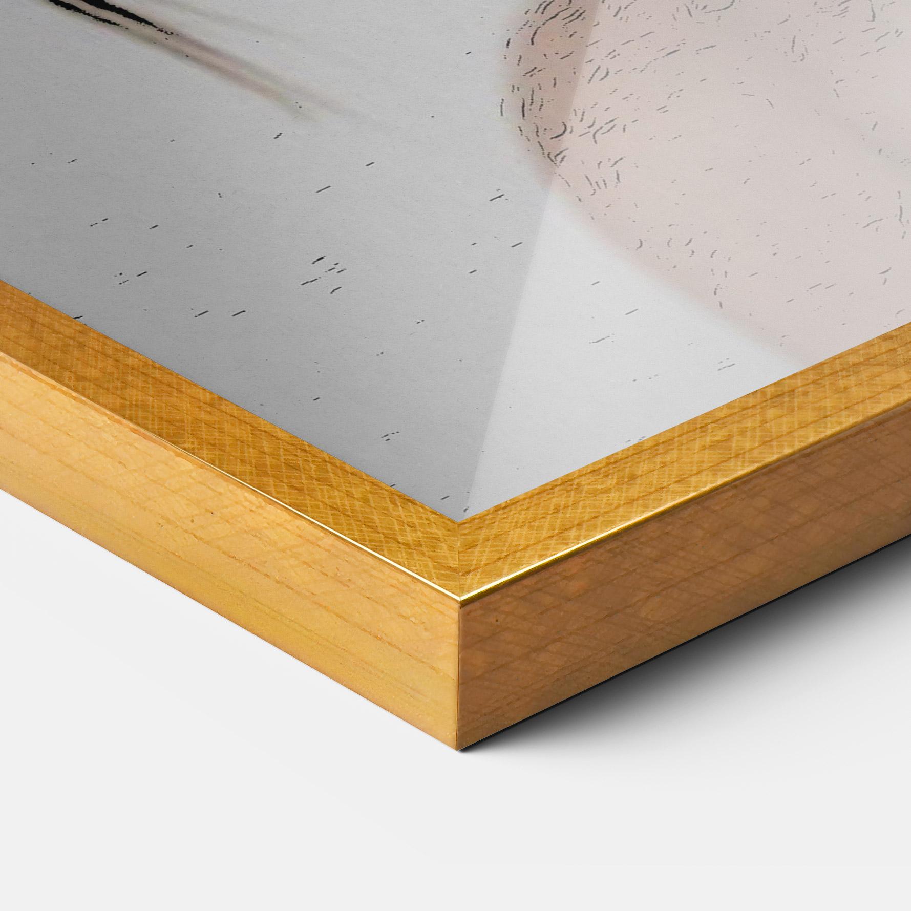 Gerahmte Poster Big Eyes Portrait mockup 3