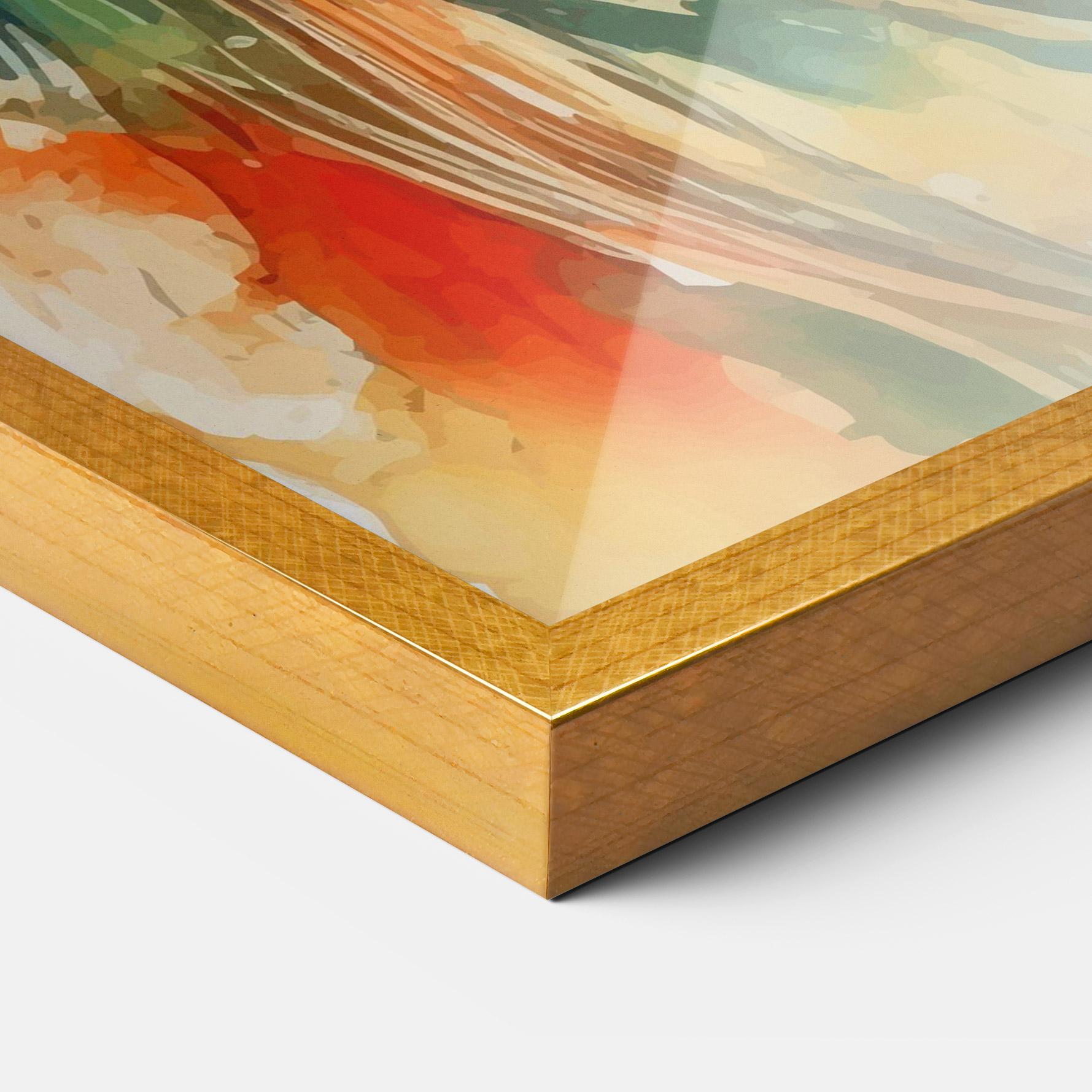 Gerahmte Poster Colorful Portrait Art mockup 3