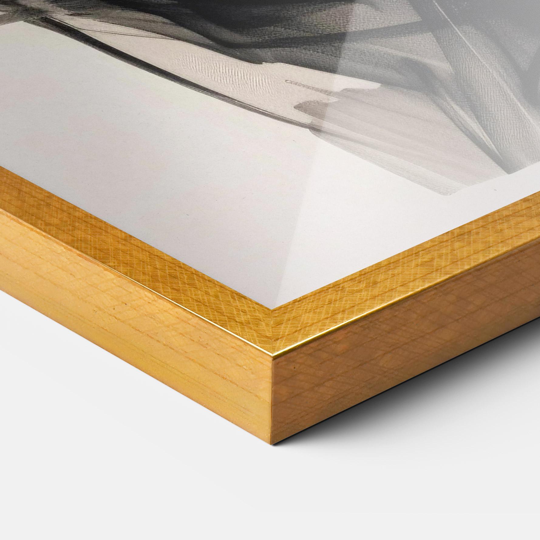 Gerahmte Poster Continuous Line Woman mockup 3