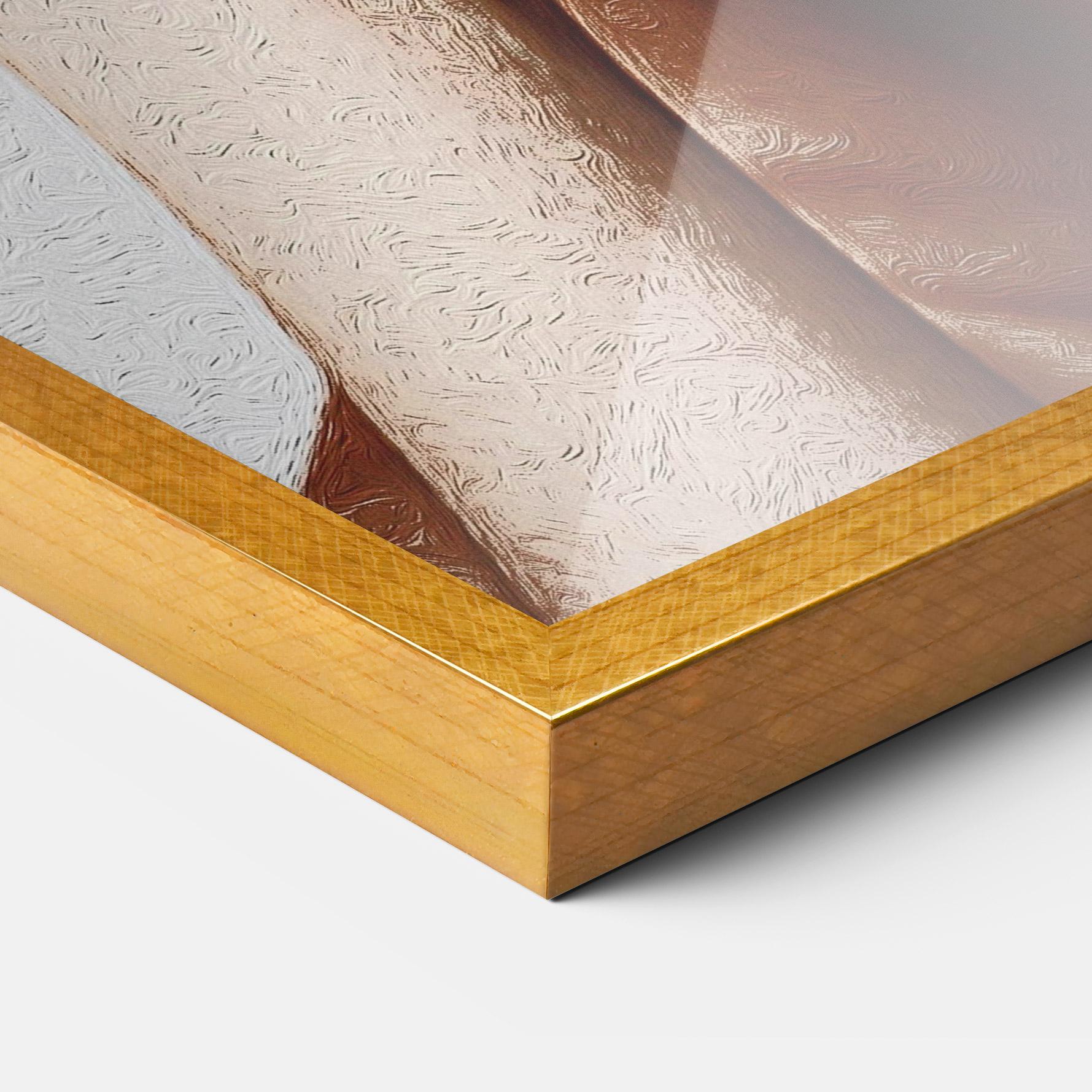 Gerahmte Poster Grey Eye Portrait mockup 3