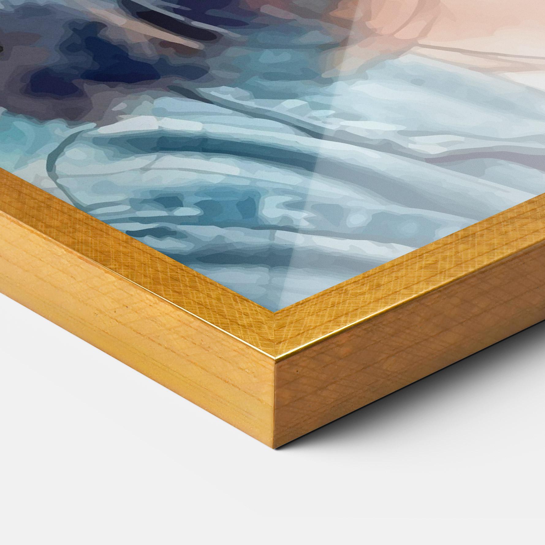 Gerahmte Poster Hat Portrait Girl mockup 3