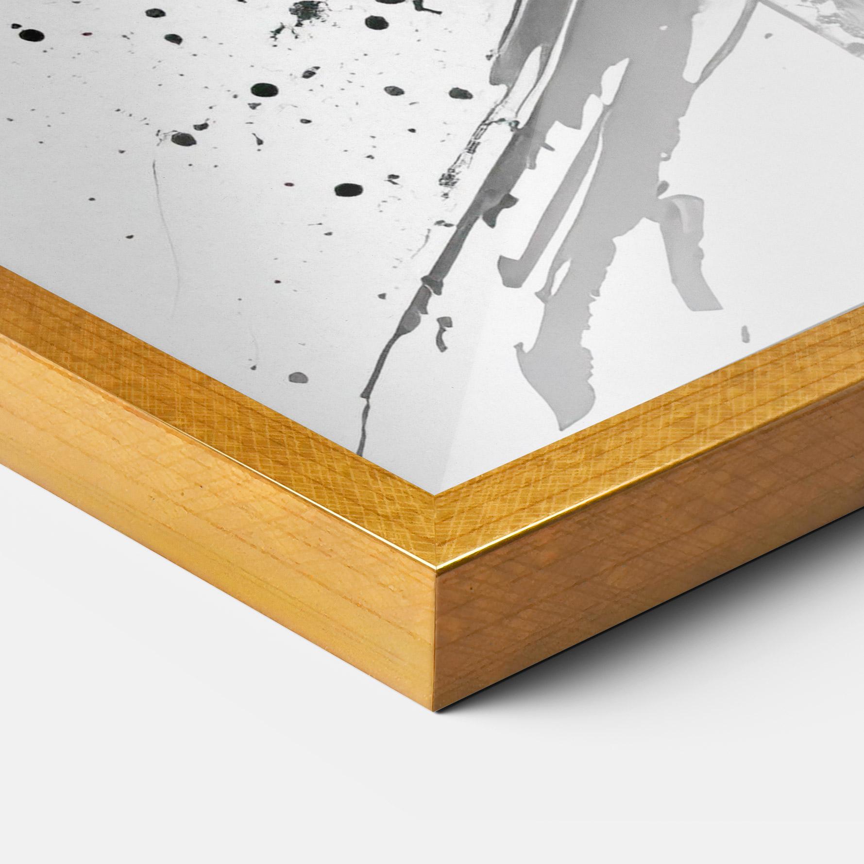 Gerahmte Poster Ink Splash Portrait mockup 3