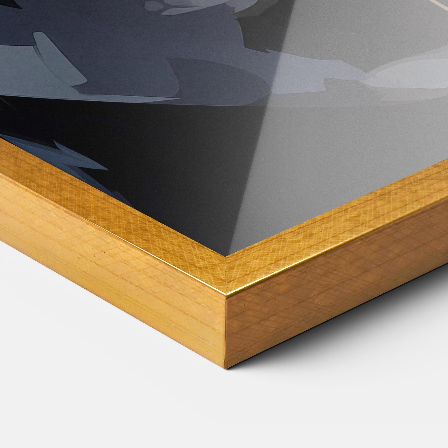 Gerahmte Poster Pretty Girl Portrait mockup 3