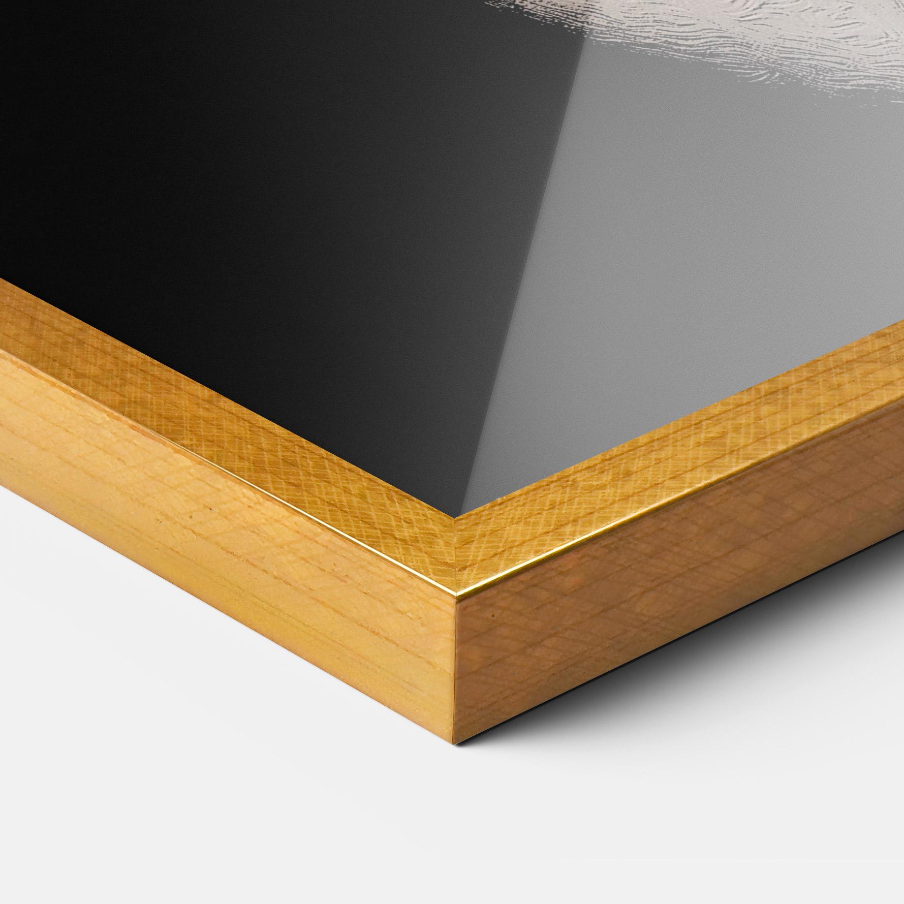 Gerahmte Poster Pretty Portrait Girl mockup 3