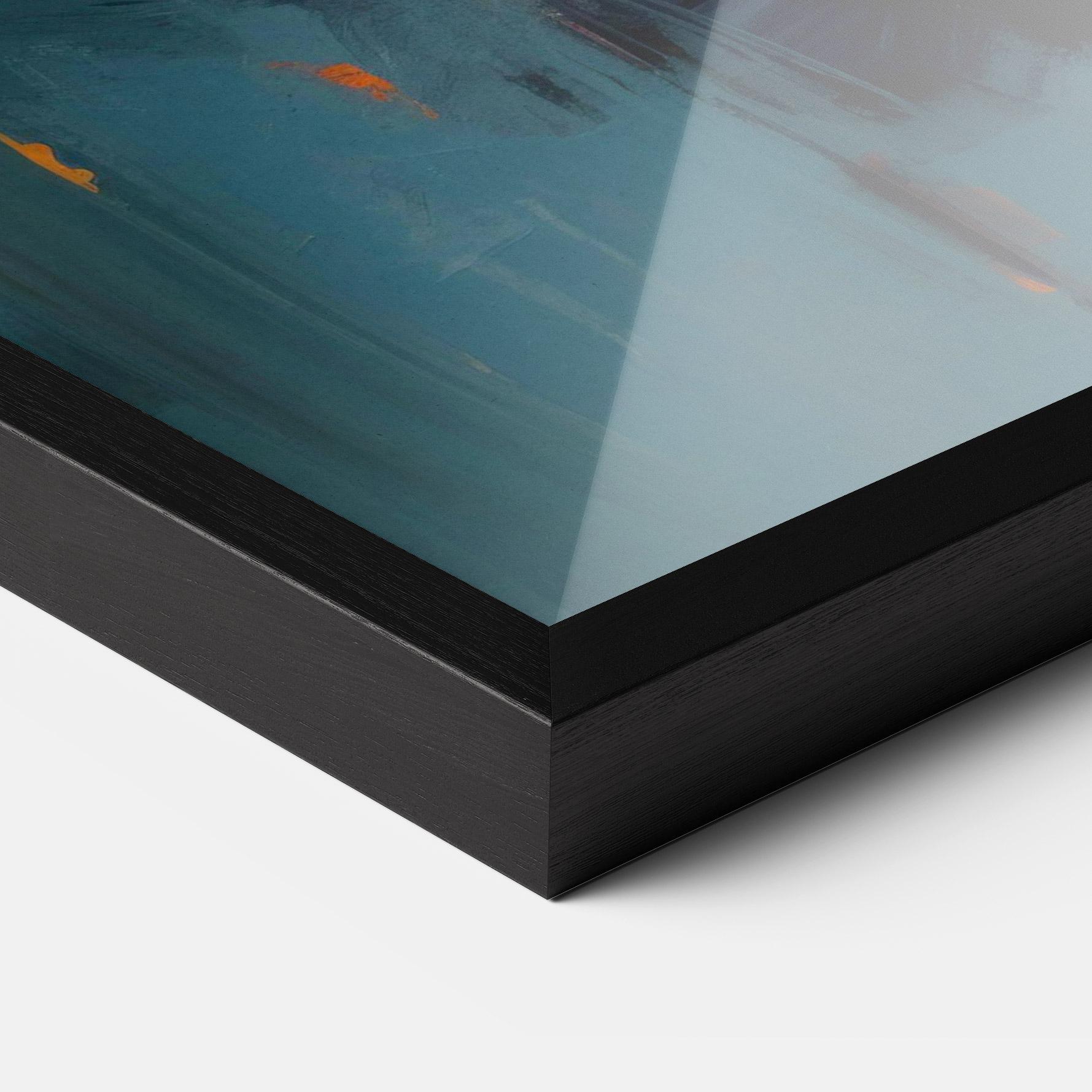 Gerahmte Poster Acrylic Asian Portrait mockup 3