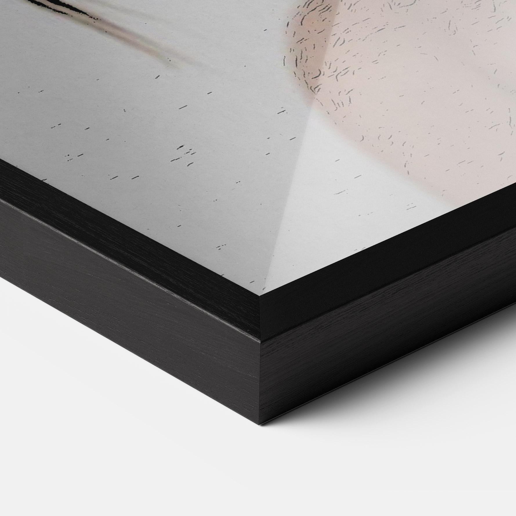 Gerahmte Poster Big Eyes Portrait mockup 3