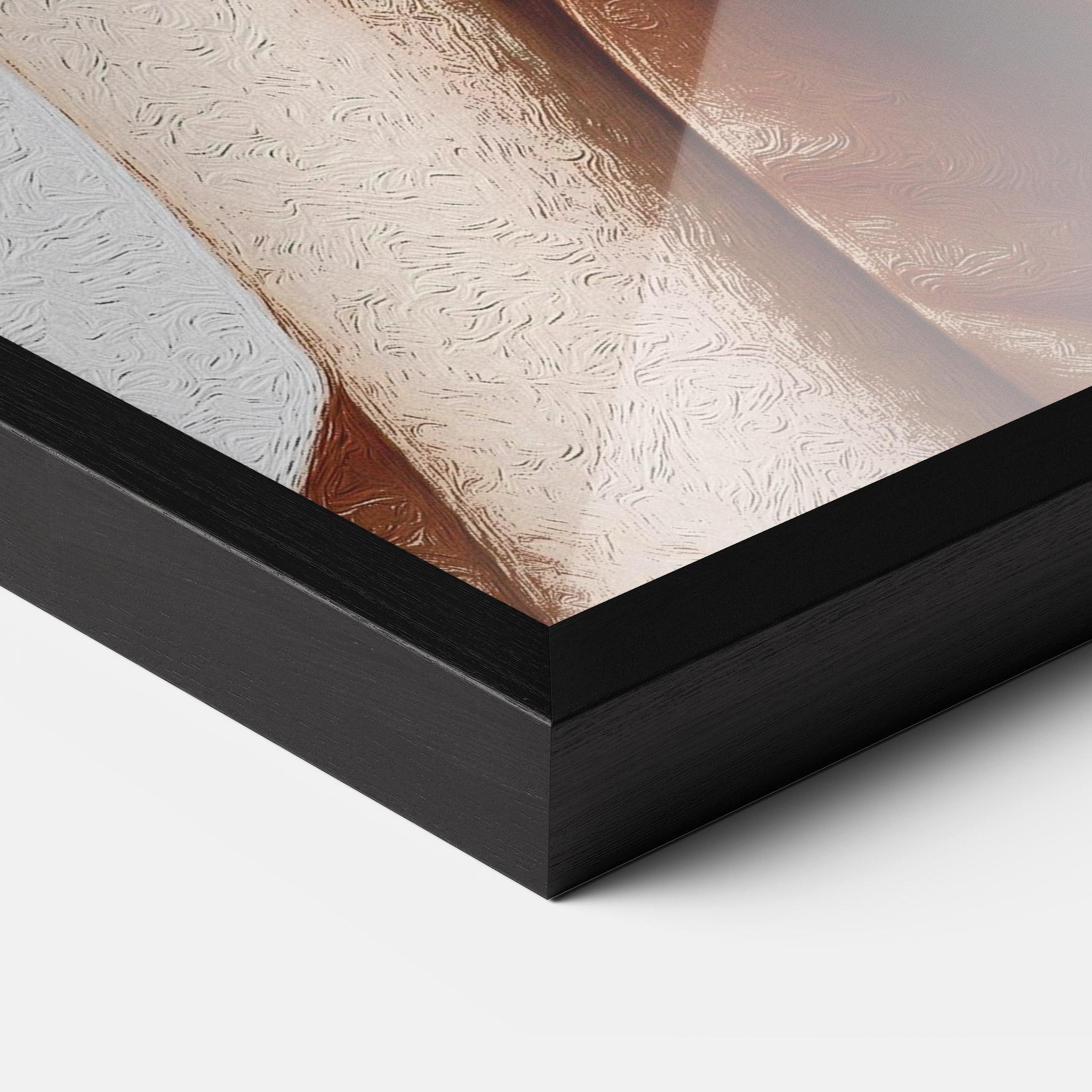 Gerahmte Poster Grey Eye Portrait mockup 3