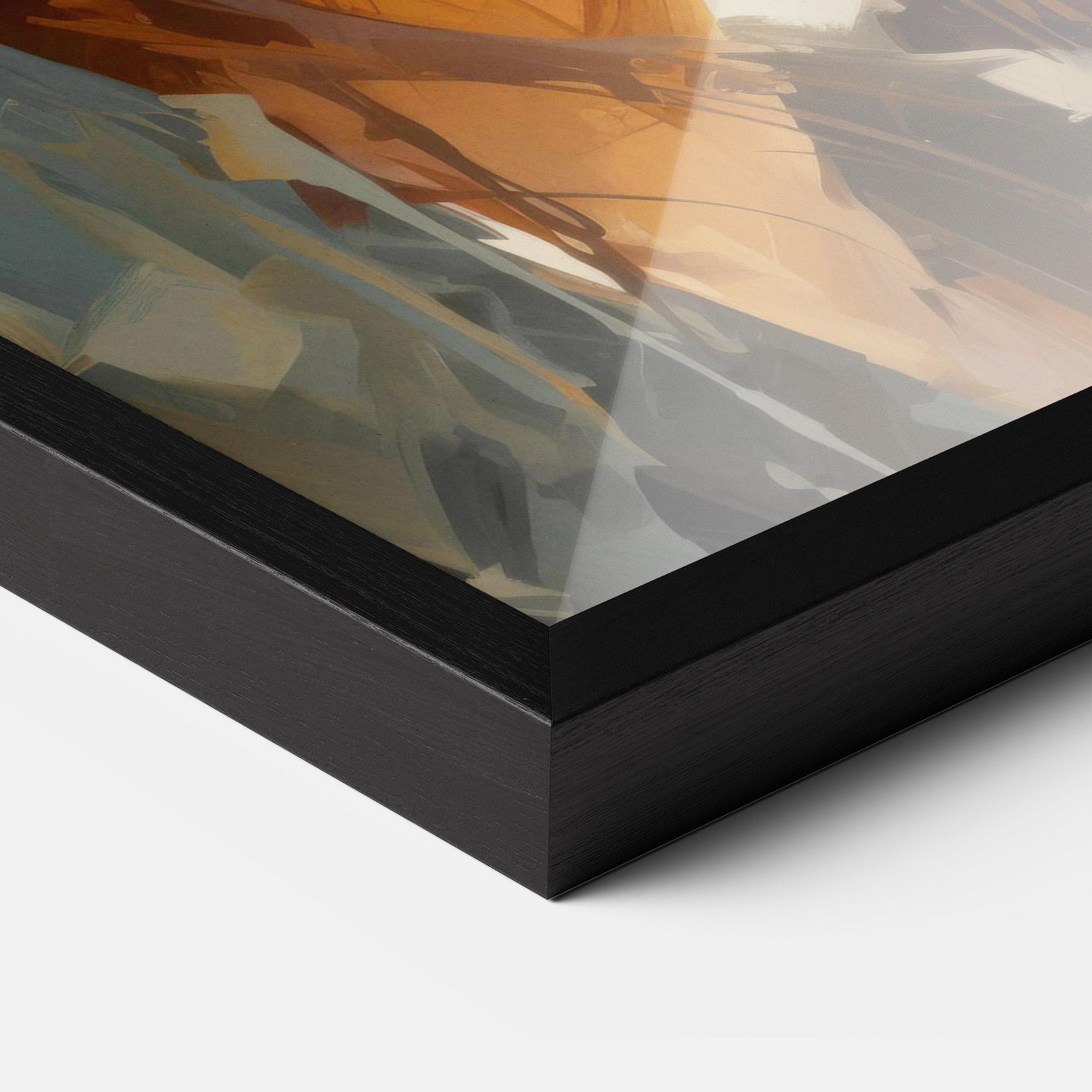 Gerahmte Poster Pretty Woman Portrait mockup 3