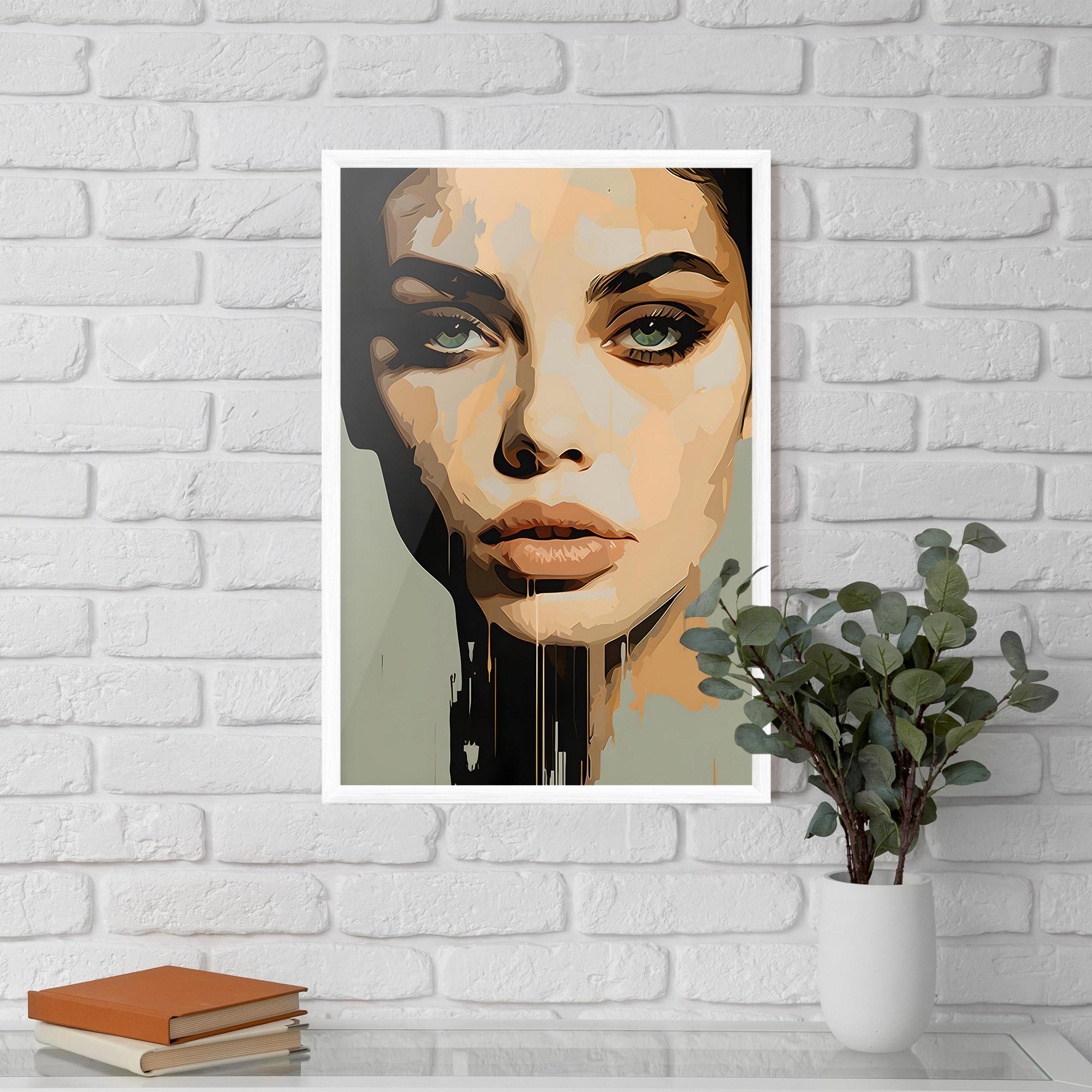 Gerahmte Poster Apologetic Face mockup 5