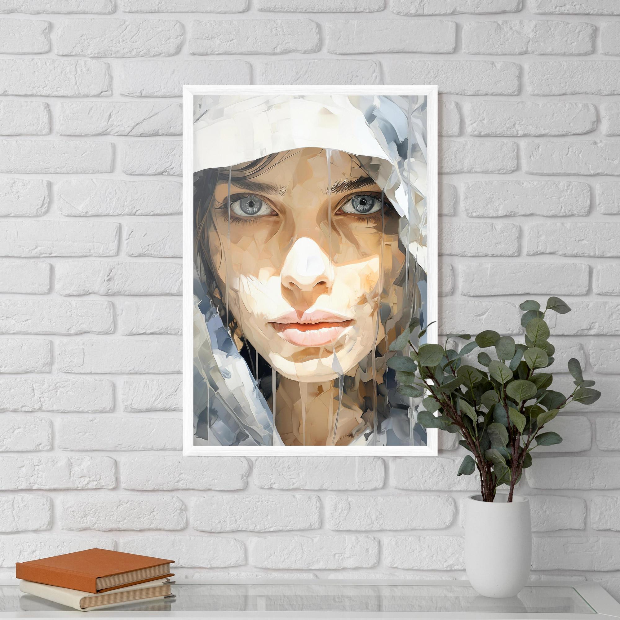 Gerahmte Poster Close Up Portrait mockup 5