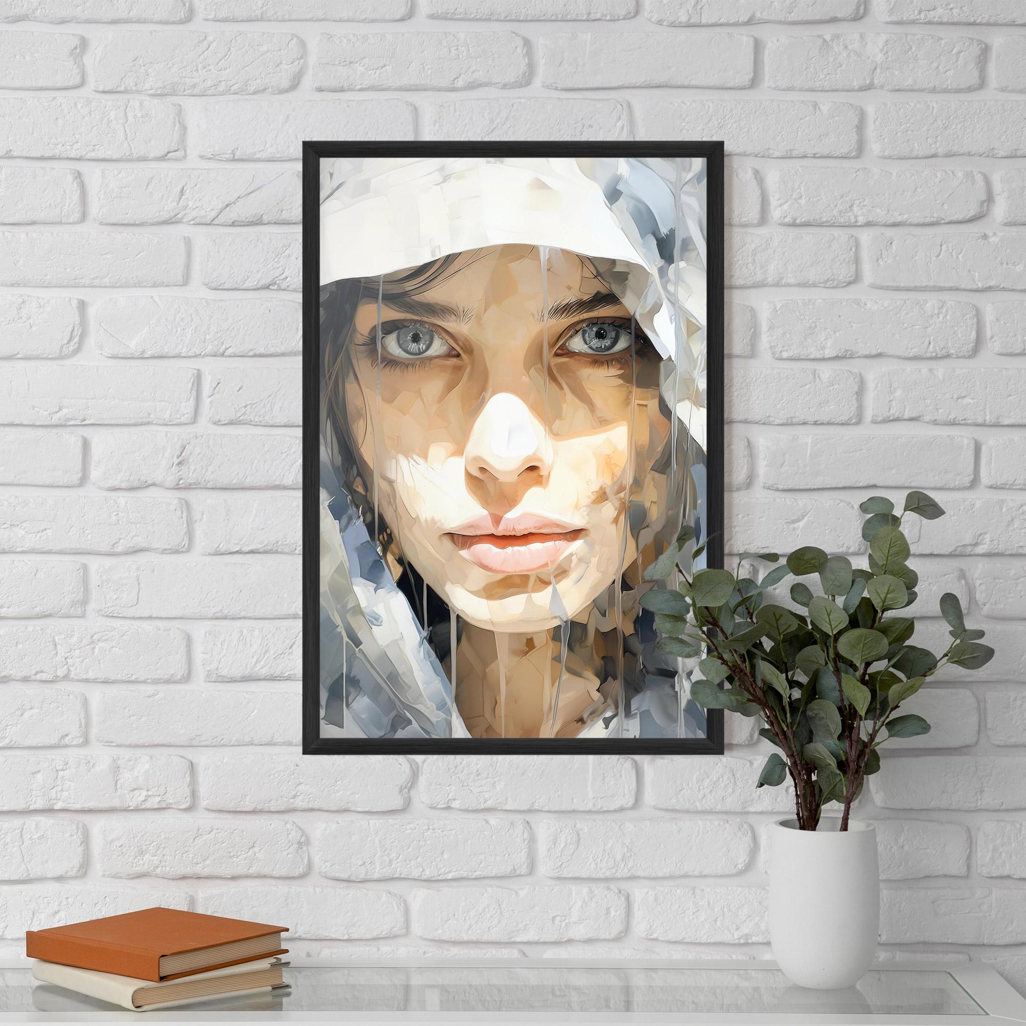 Gerahmte Poster Close Up Portrait mockup 5