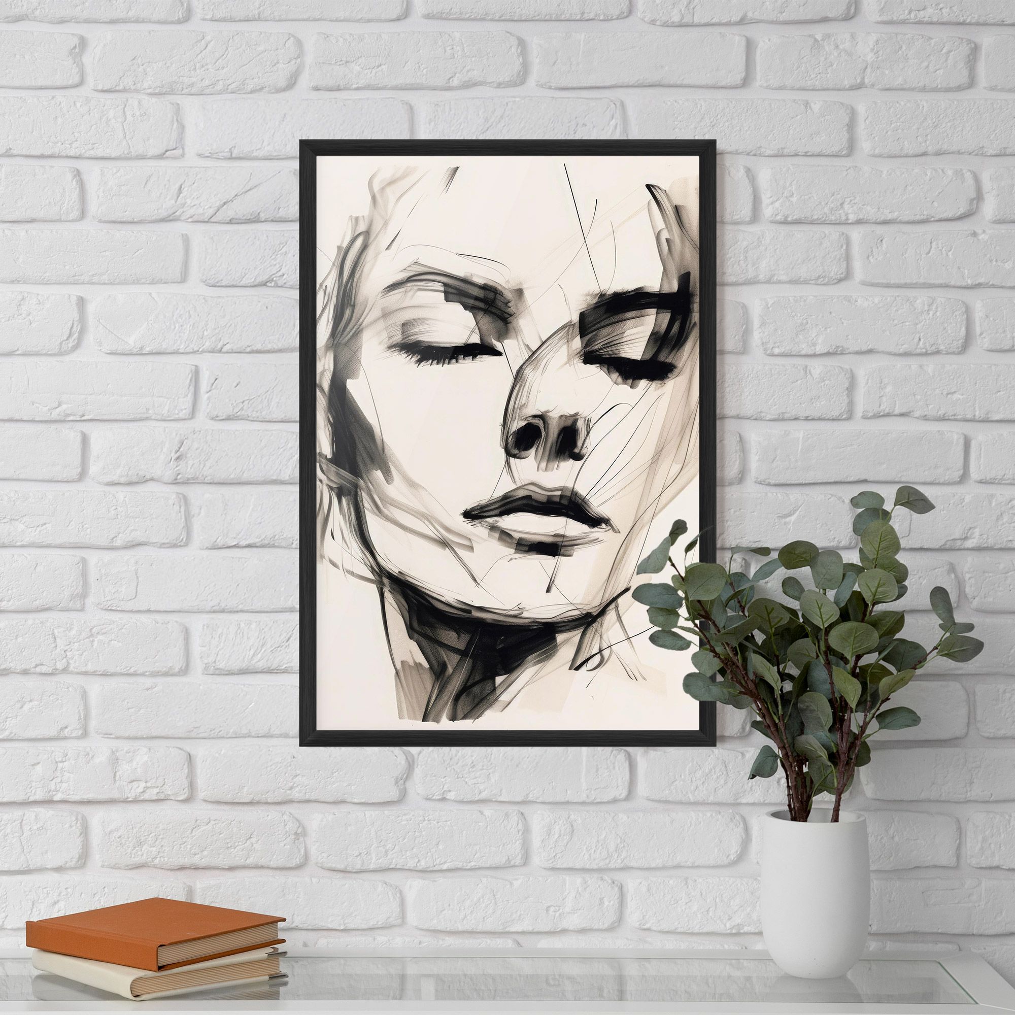 Continuous Line Woman mockup 5