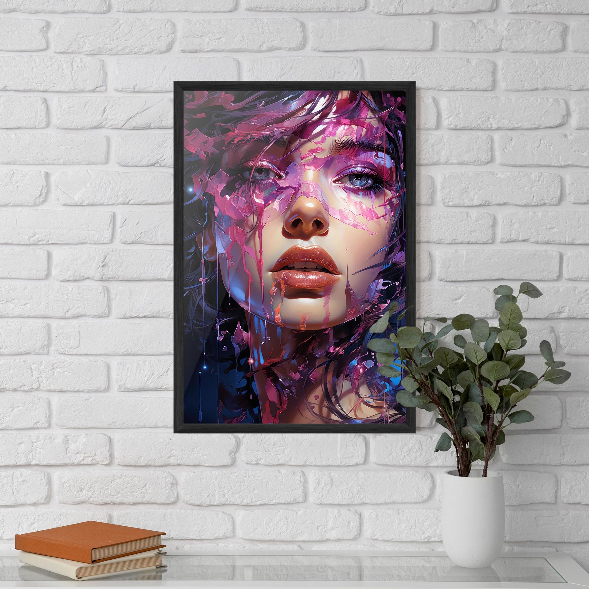 Cute Purple Girl mockup 5