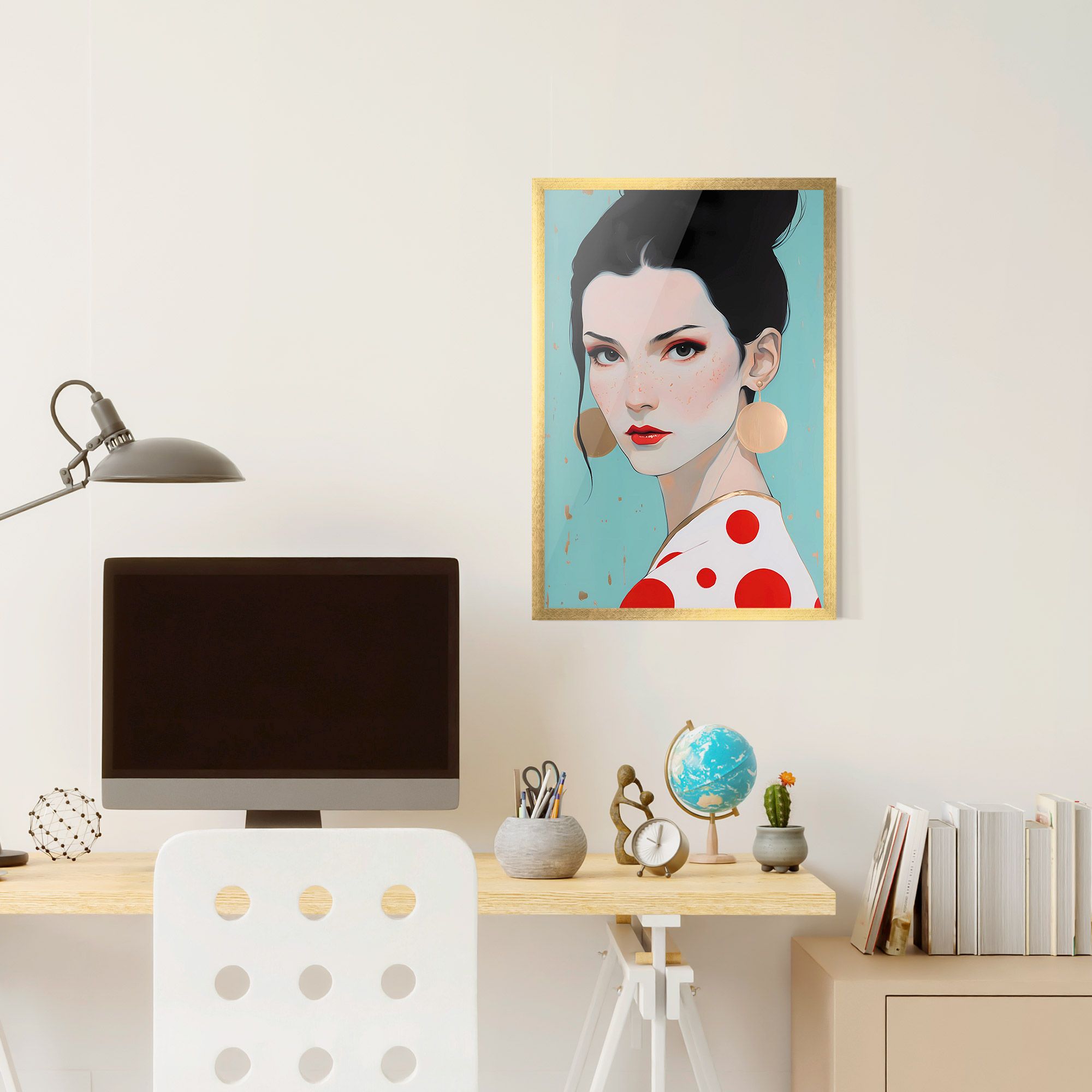 Asian Style Portrait mockup 6