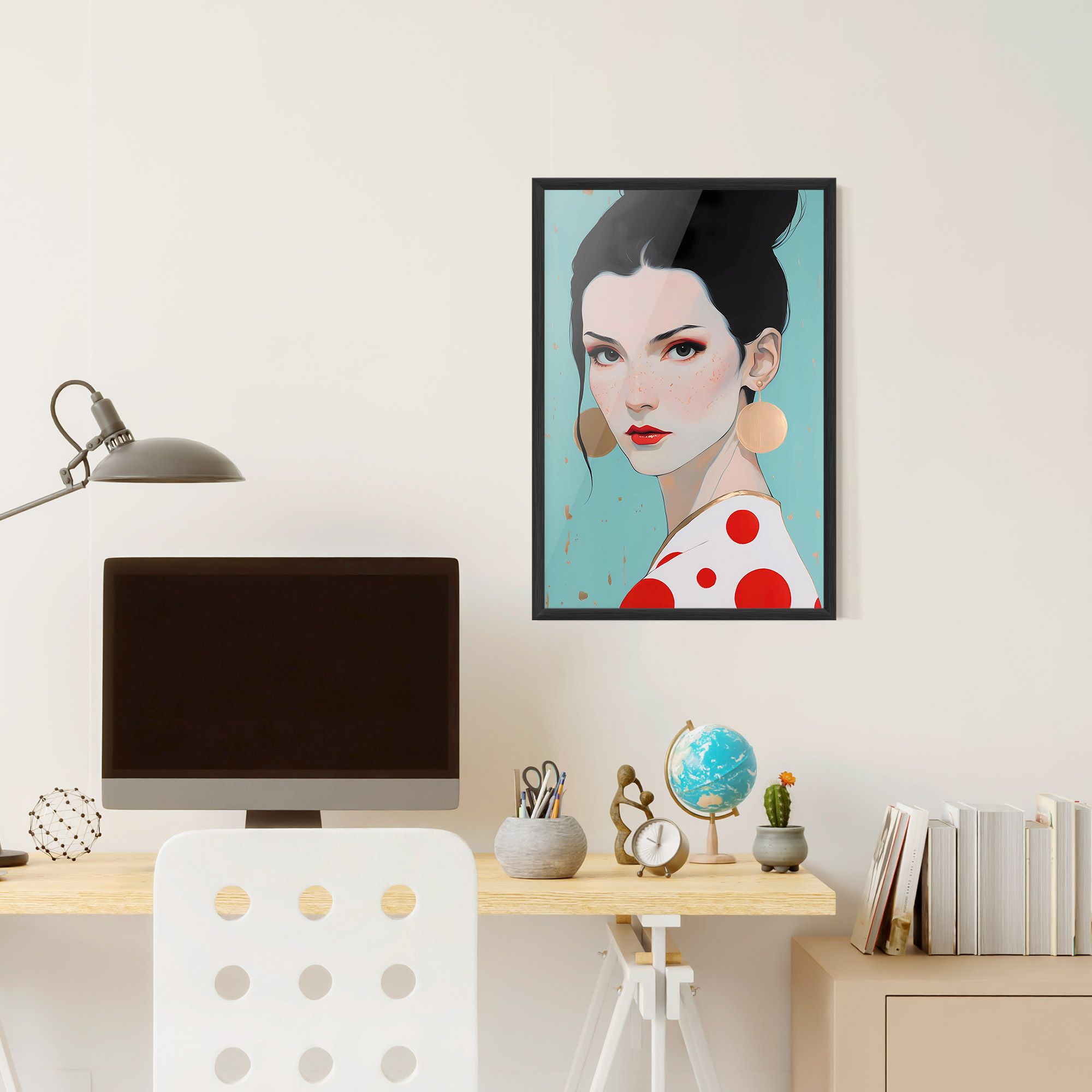 Asian Style Portrait mockup 6