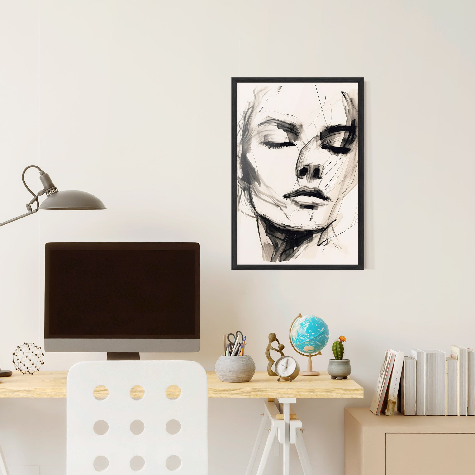 Continuous Line Woman mockup 6