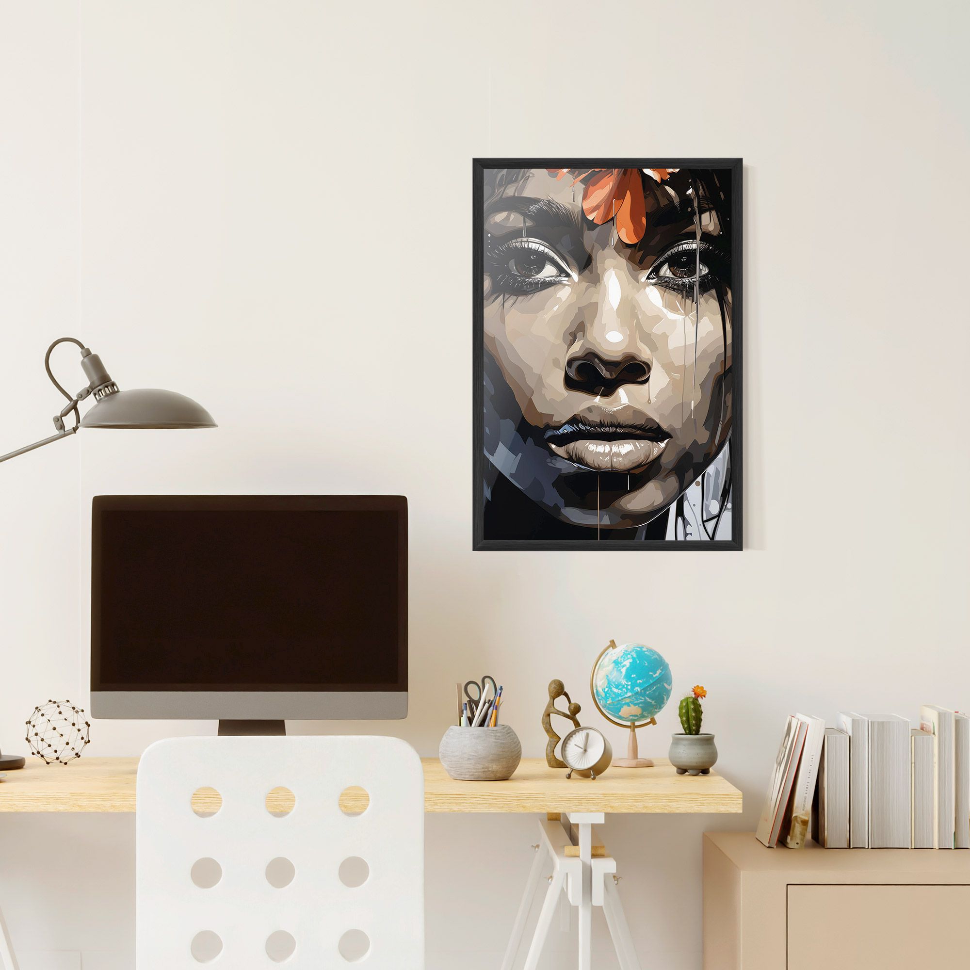 Pretty Girl Portrait mockup 6