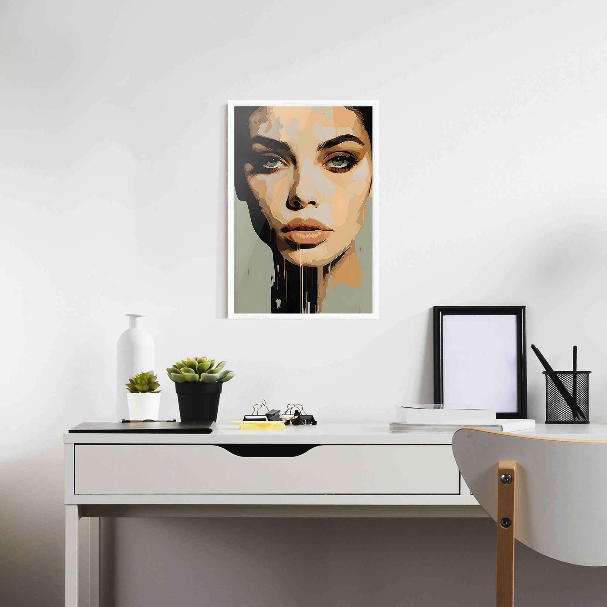 Gerahmte Poster Apologetic Face mockup 7