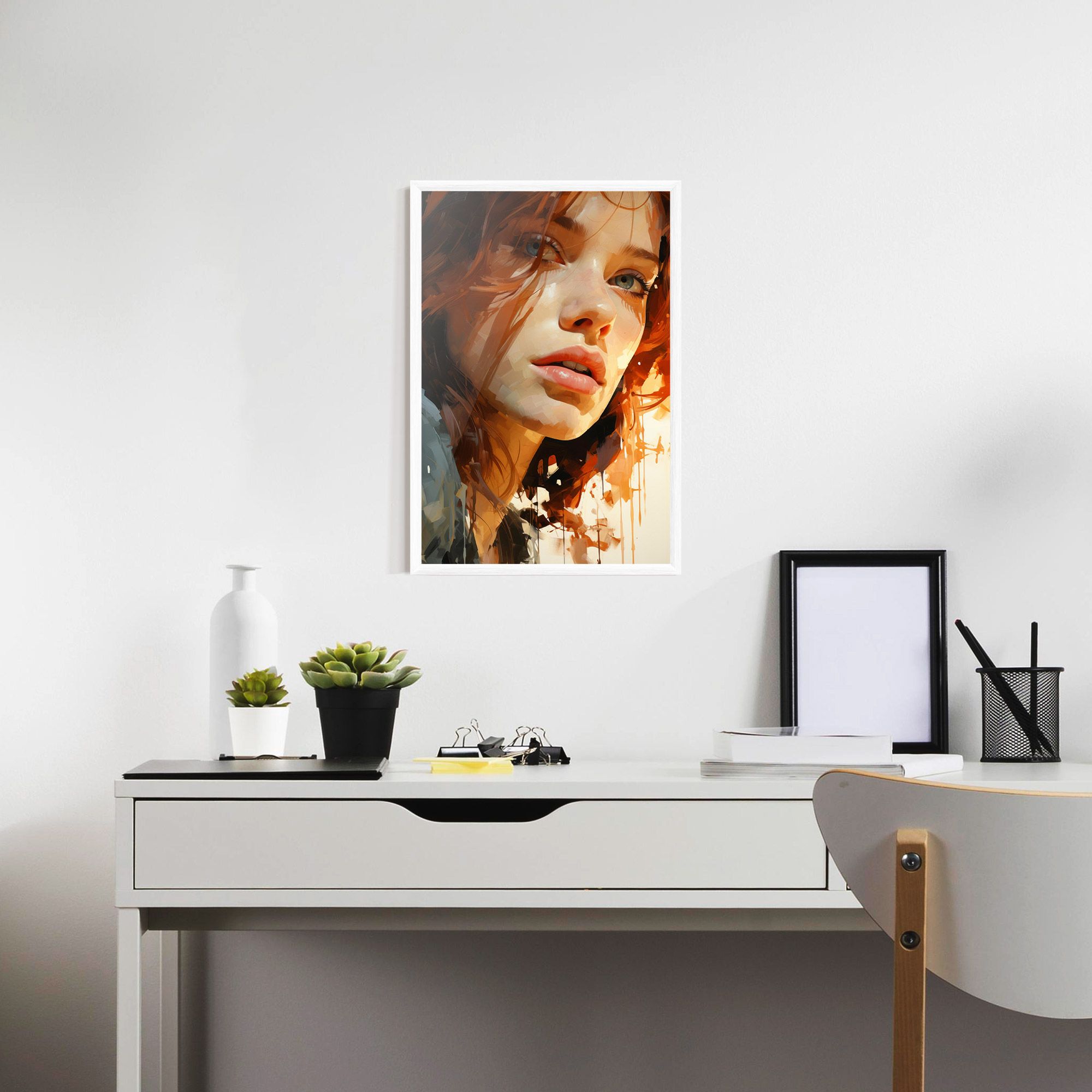 Pretty Woman Portrait mockup 7