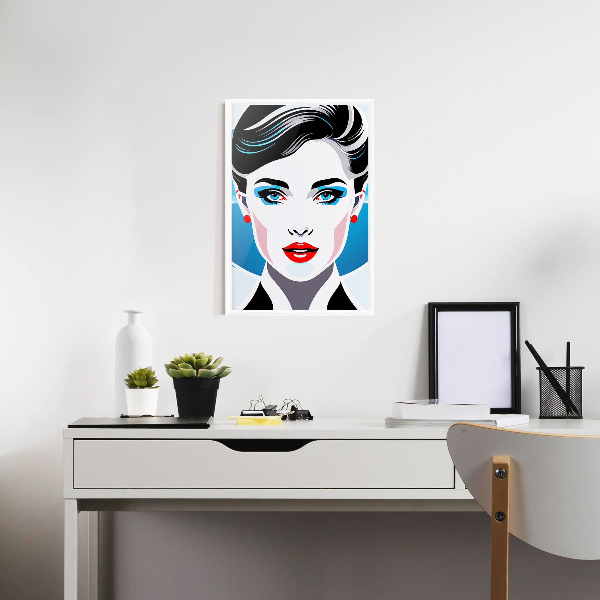 Smart Woman Portrait mockup 7