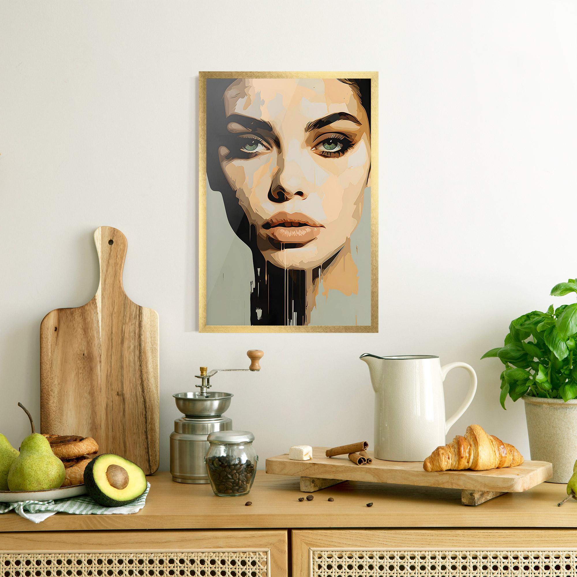 Gerahmte Poster Apologetic Face mockup 8