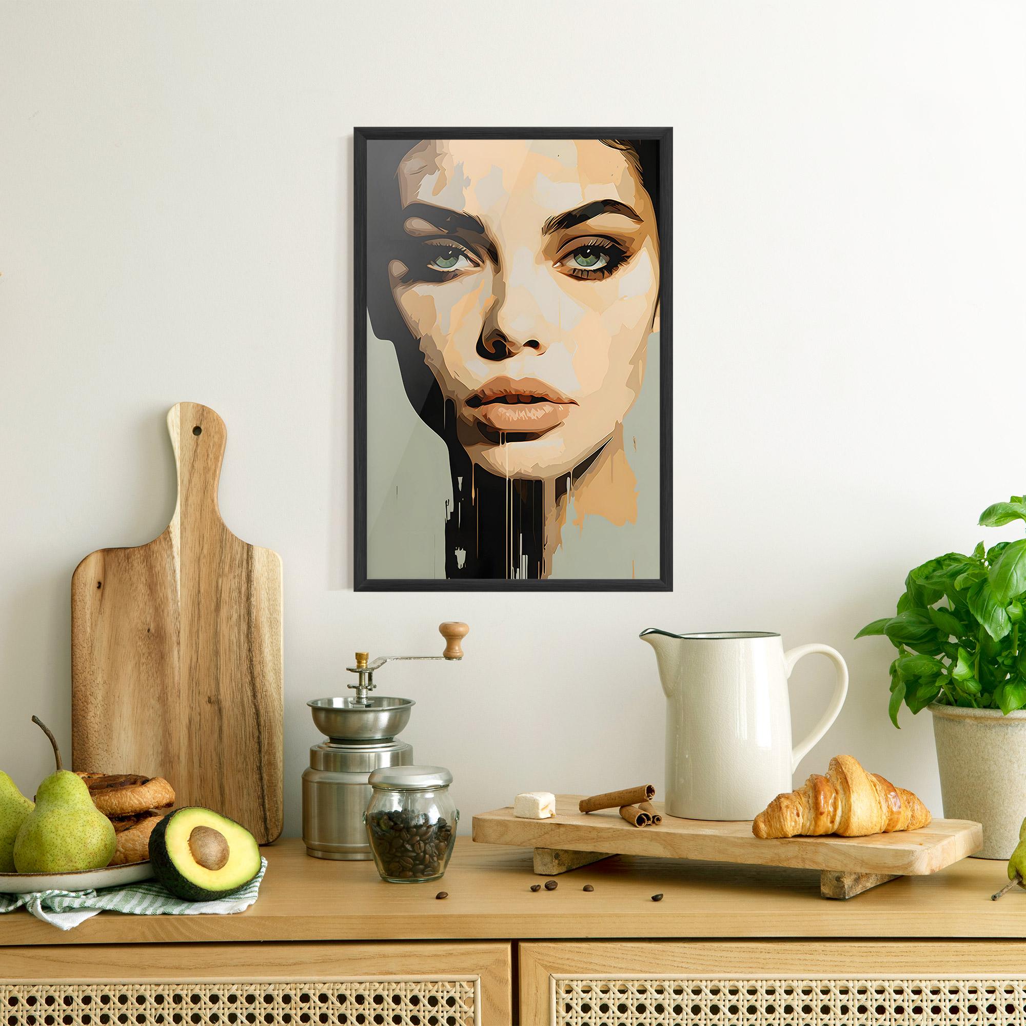 Gerahmte Poster Apologetic Face mockup 8